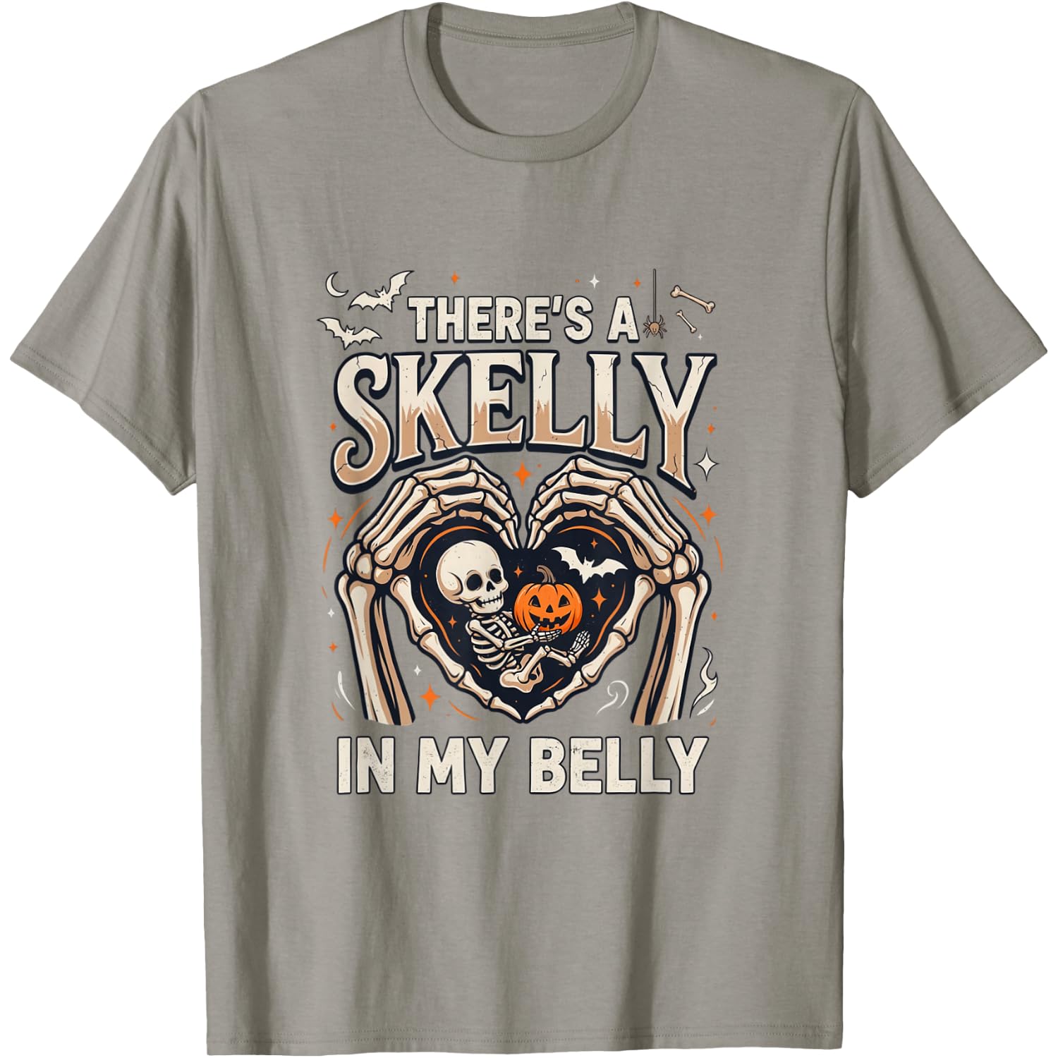 There's A Skelly in My Belly Tee T-Shirt