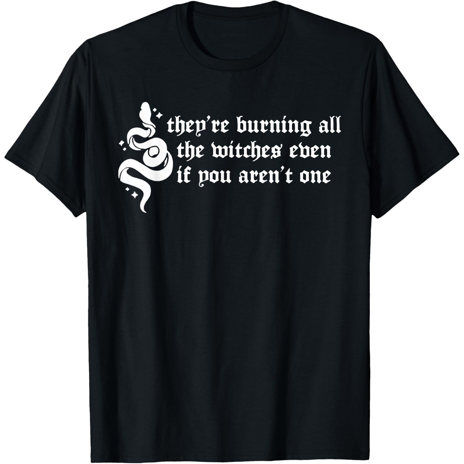 They Burn All Witches, Even if You are not T-Shirt