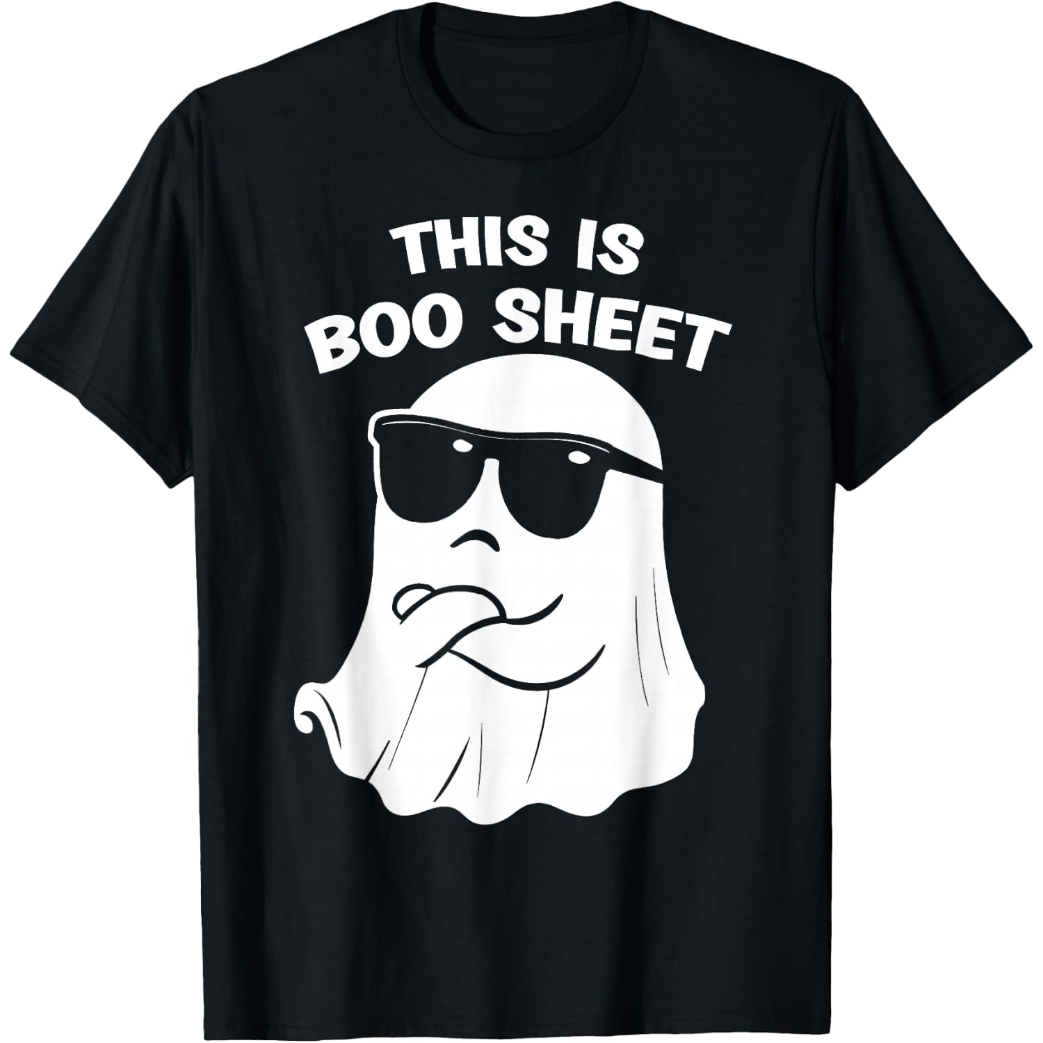 This is Boo Sheet Ghost Halloween Costume Funny Men Women T-Shirt