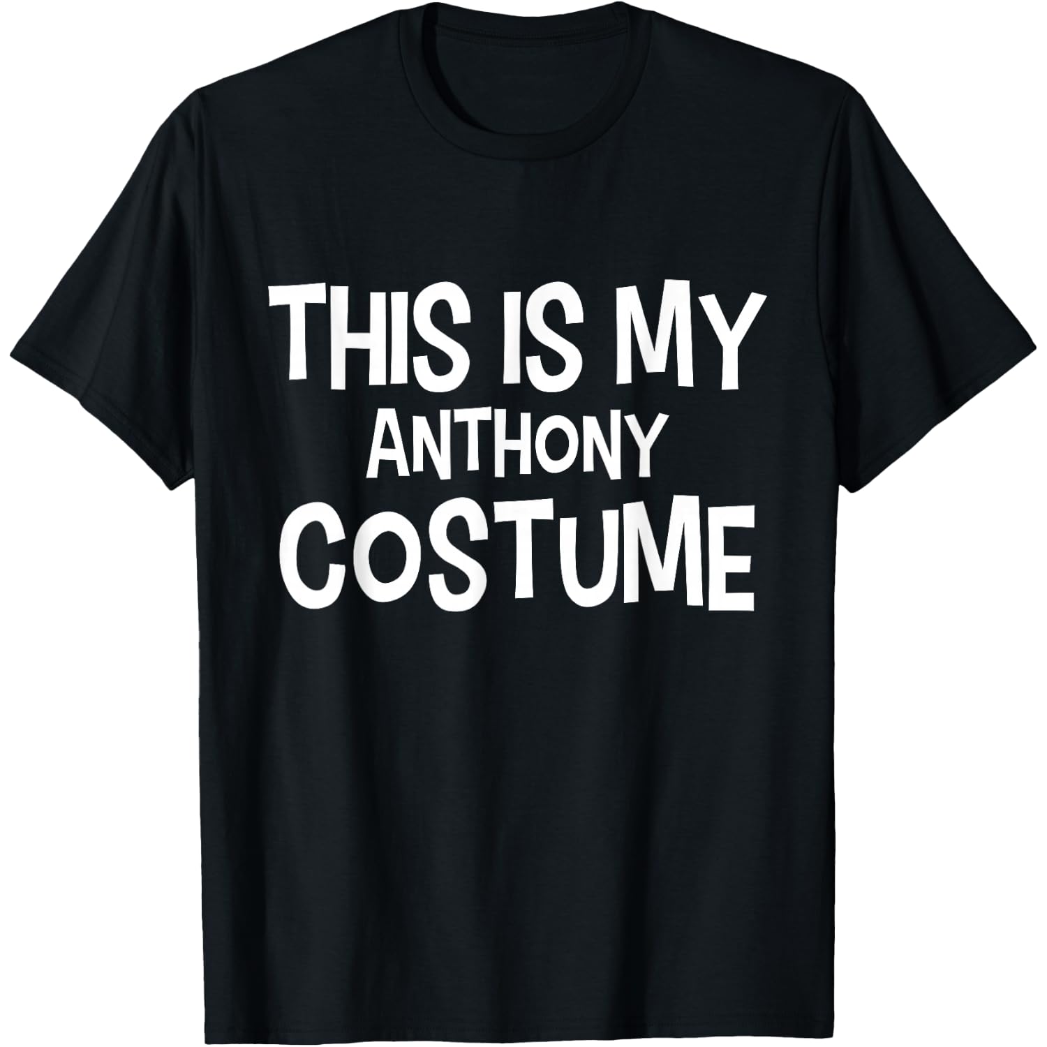 This is My Anthony Costume Halloween Simple Costume T-Shirt