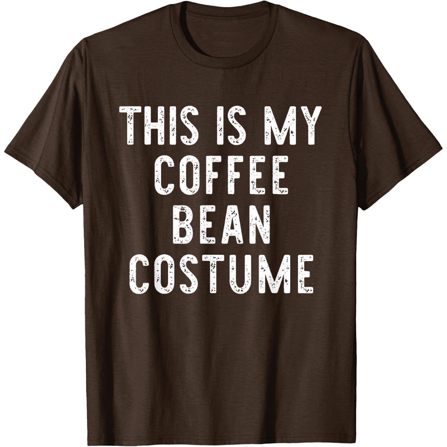 This is My Coffee Bean Costume Halloween Simple Kids Adult T-Shirt