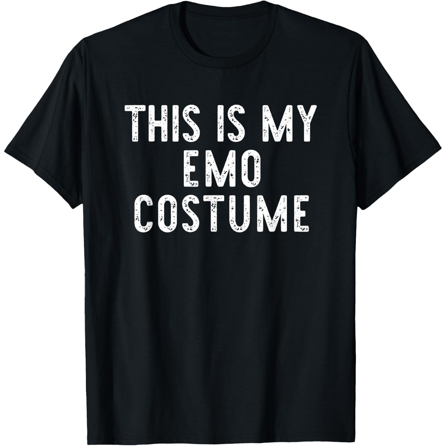 This is My Emo Costume Halloween Funny Simple Kids Adult T-Shirt