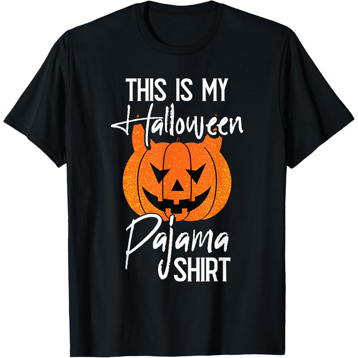 This is My Halloween Pajama DIY Halloween Costume Pumpkin T-Shirt
