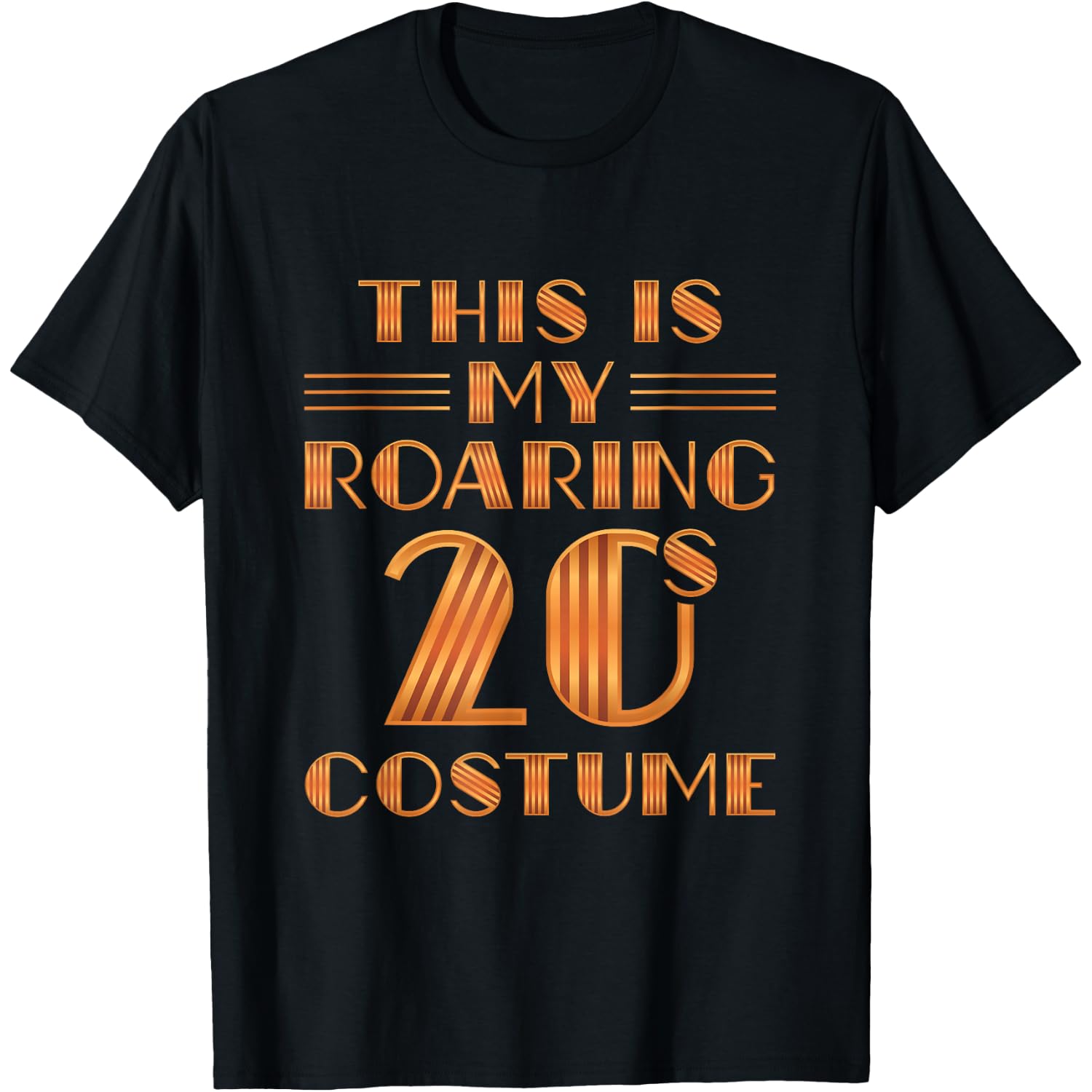 This is My Roaring 20s Costume Twenties Art Deco Halloween T-Shirt