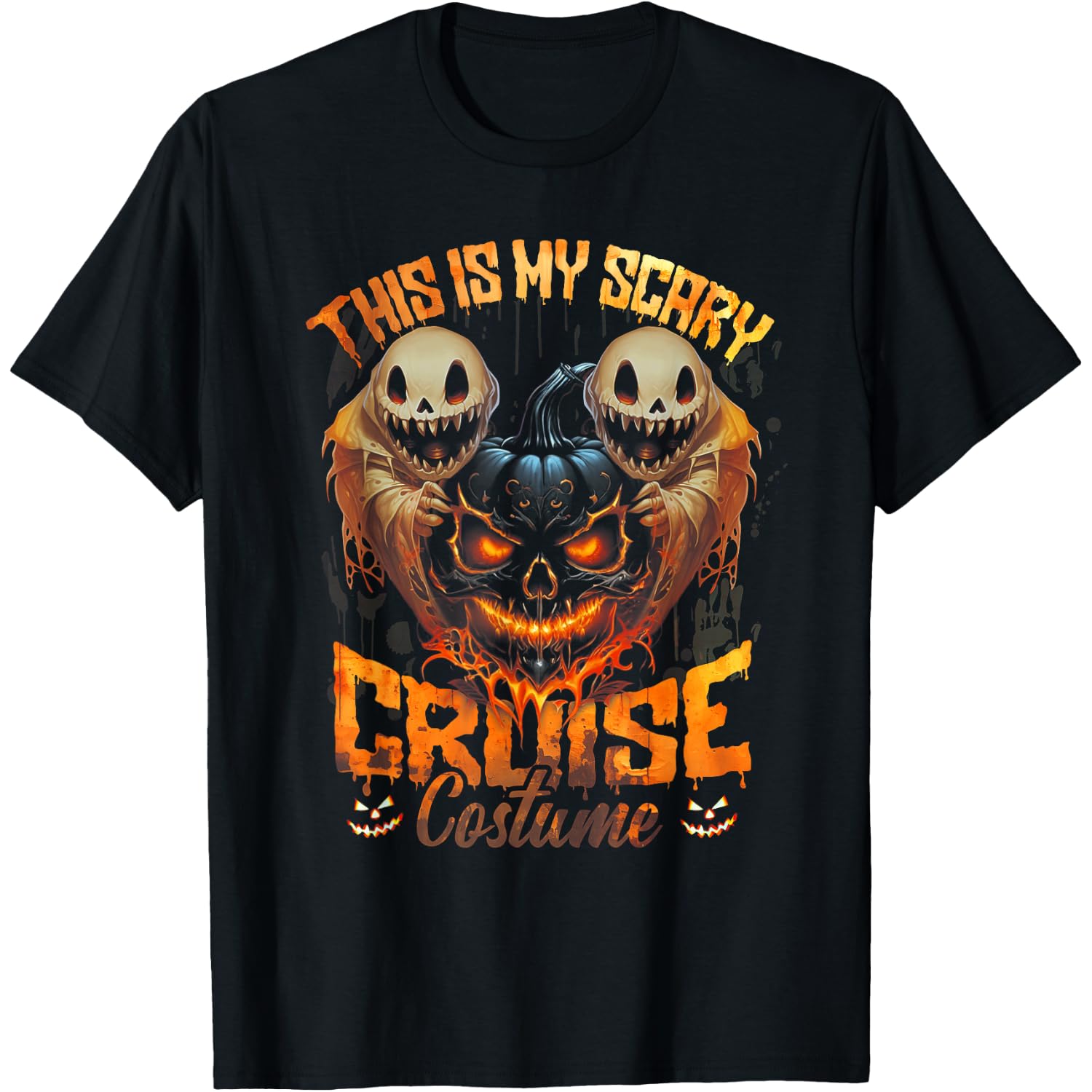 This is My Scary Cruise Costume Devil Ghost Horror Halloween T-Shirt