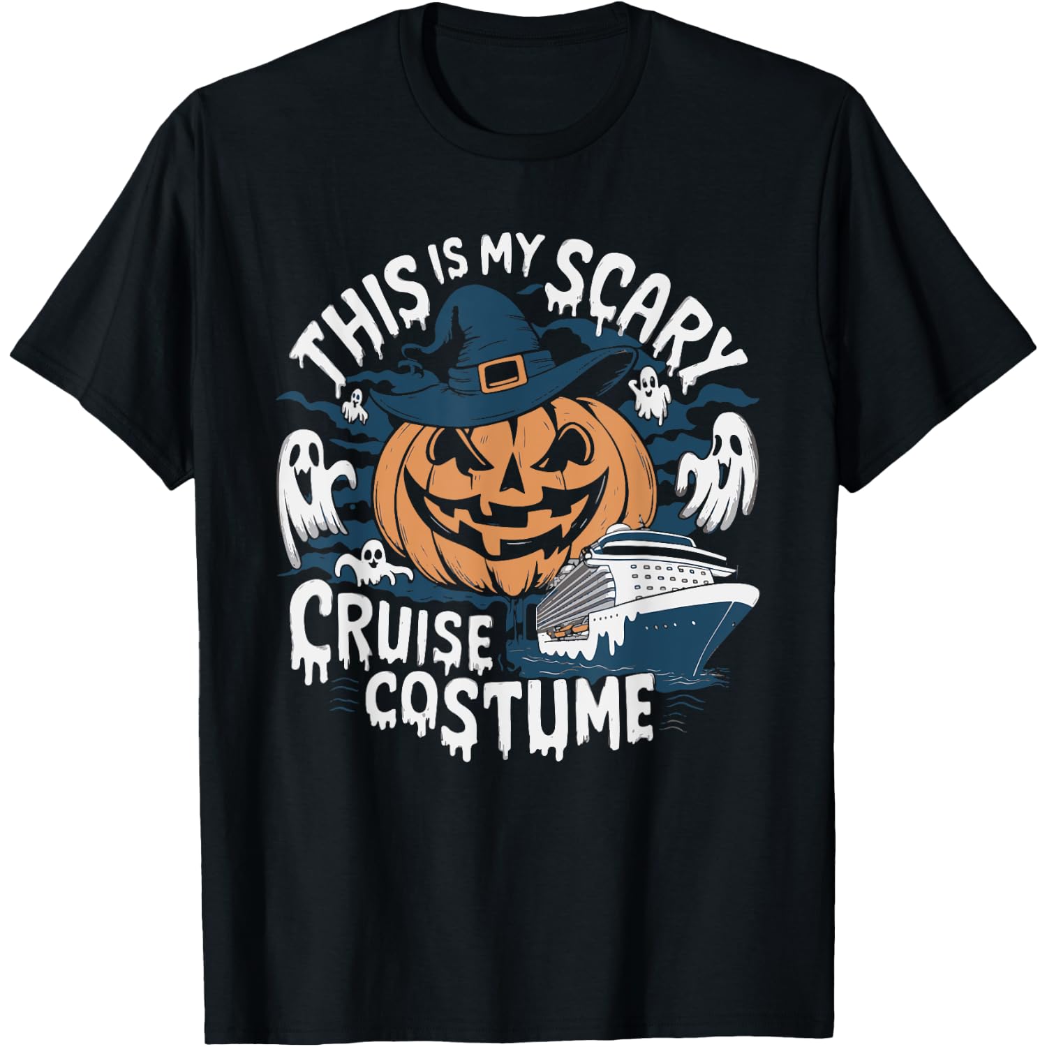 This is My Scary Cruise Costume Vacation Cruising T-Shirt