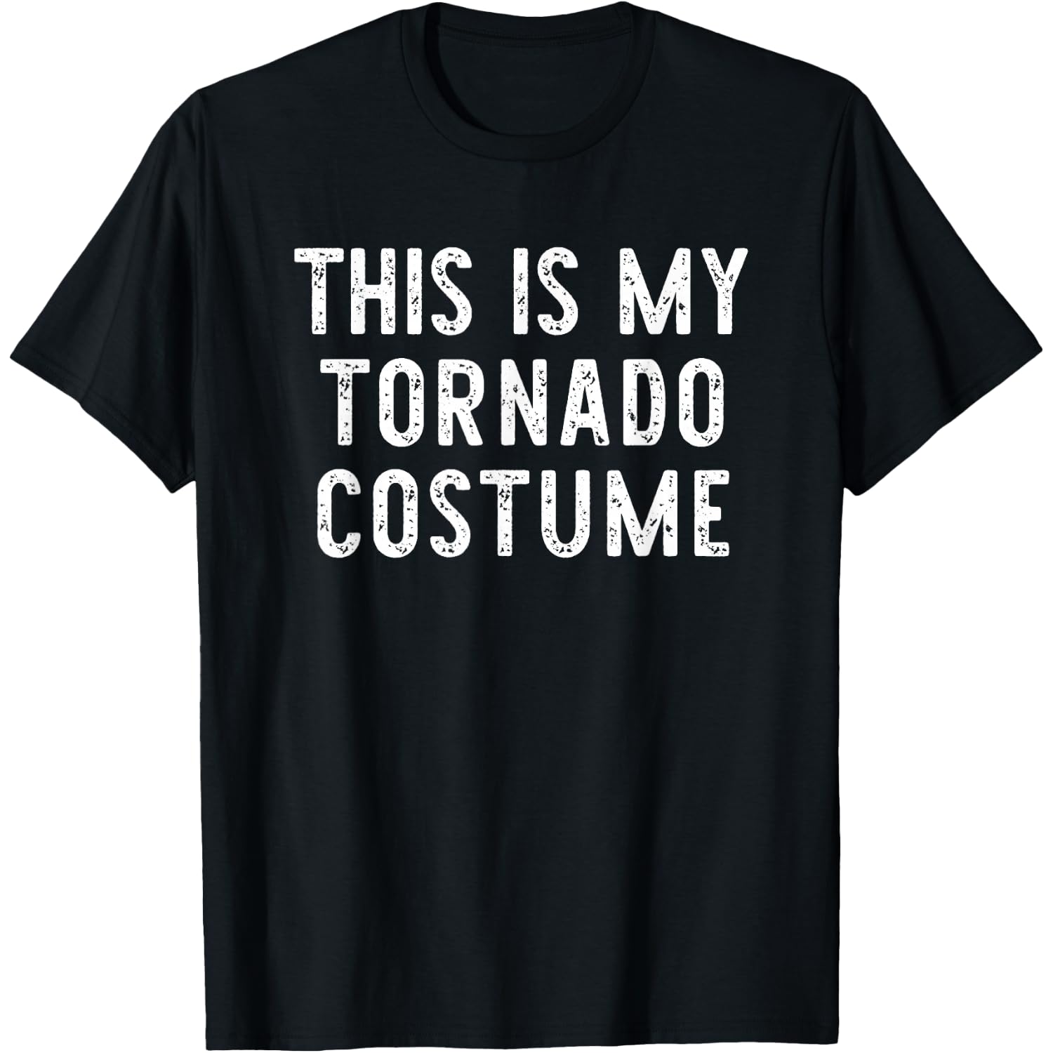 This Is My Tornado Costume Halloween Funny Simple Kids Adult T-Shirt