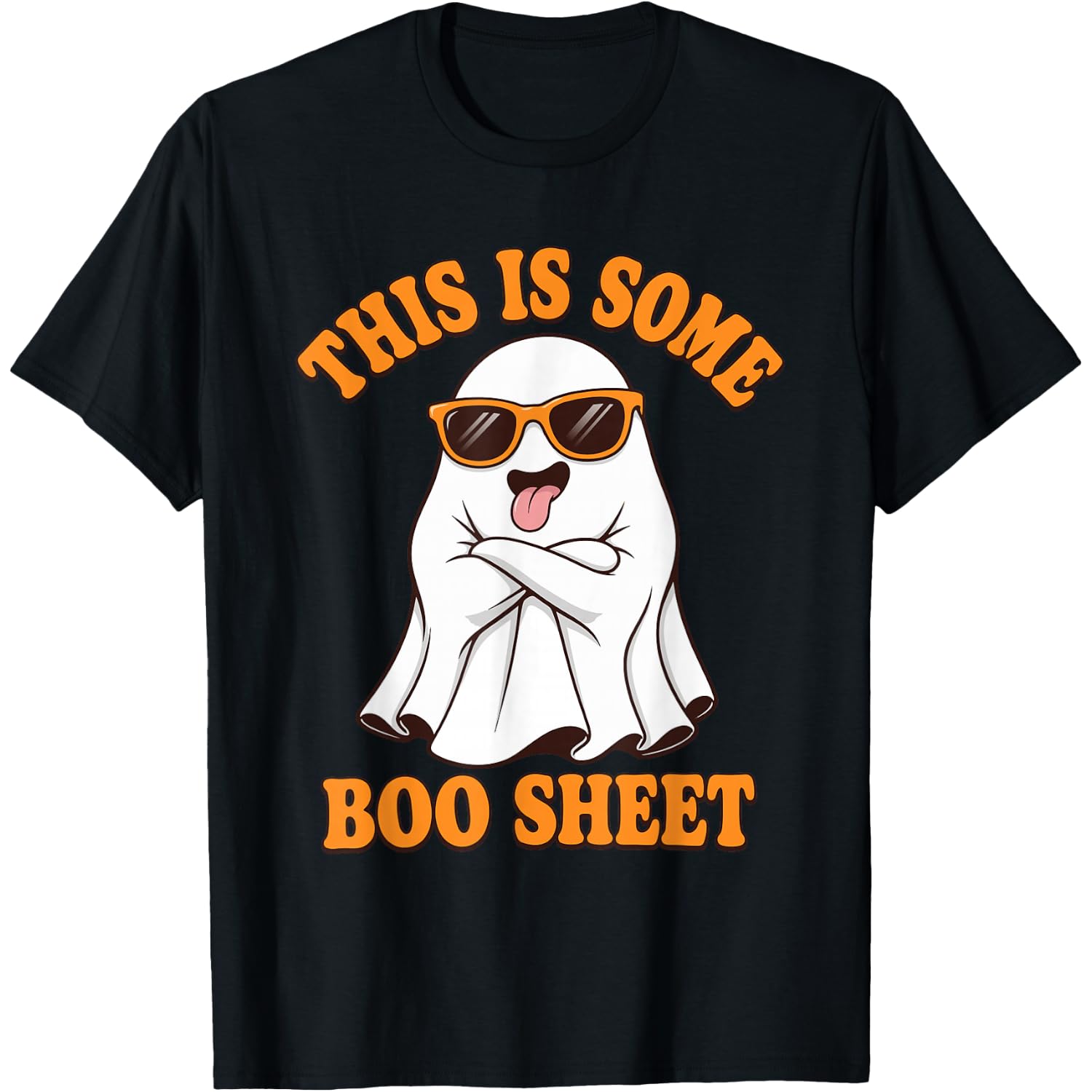 This is Some Boo Sheet Ghost Retro Funny Halloween Men Women T-Shirt