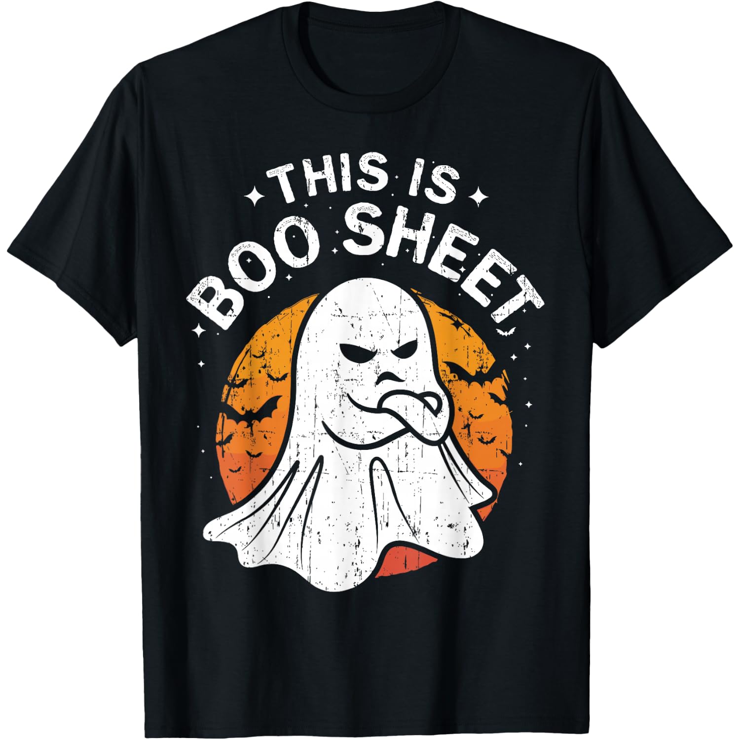 This is Some Boo Sheet Retro Halloween Costume Men Women T-Shirt
