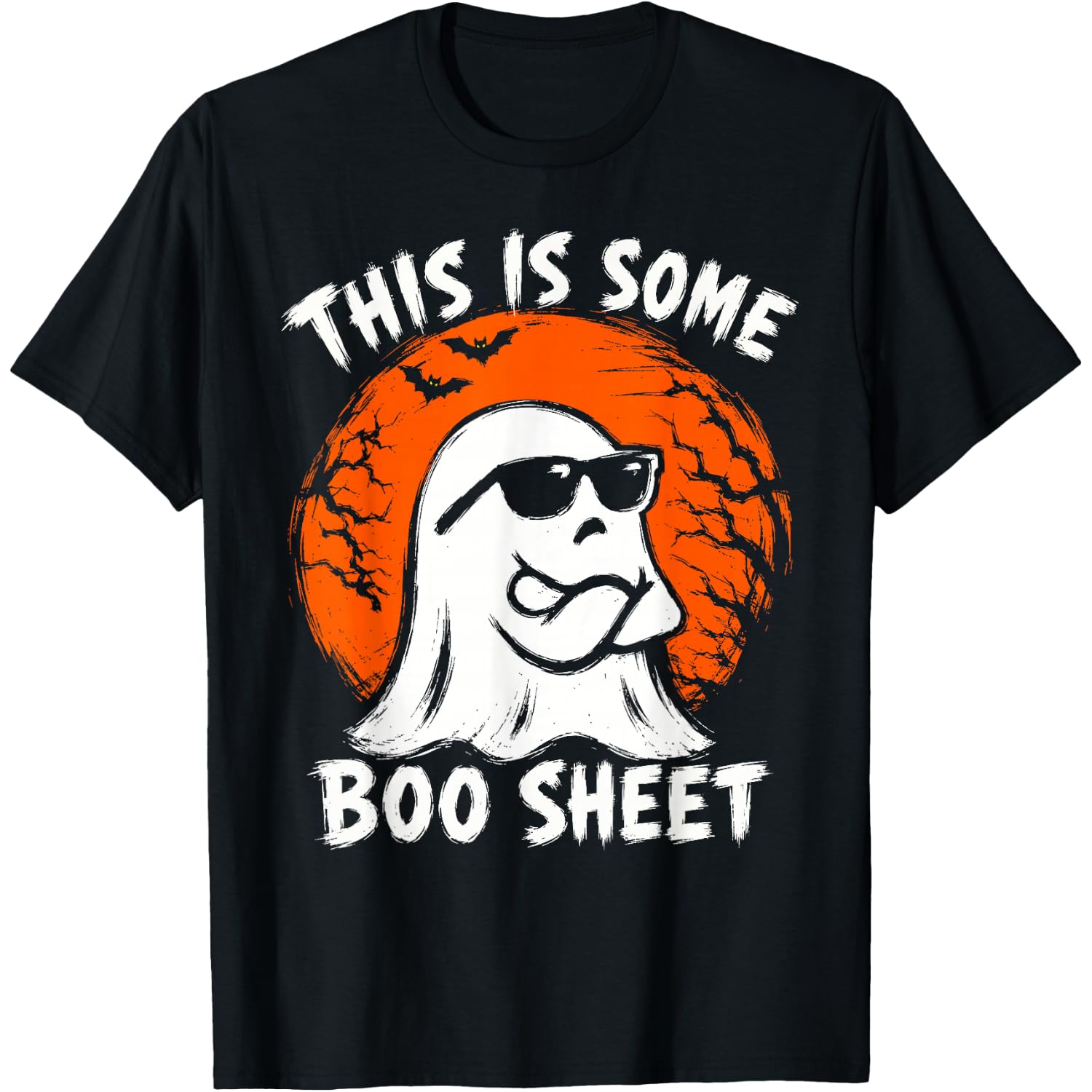 This is Some Boo Sheet Retro Halloween Costume Men Women T-Shirt