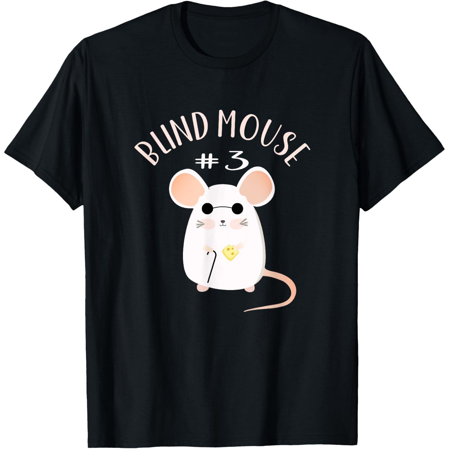 Three Blind Mice Matching Halloween Group Costume Mouse #3 T-Shirt