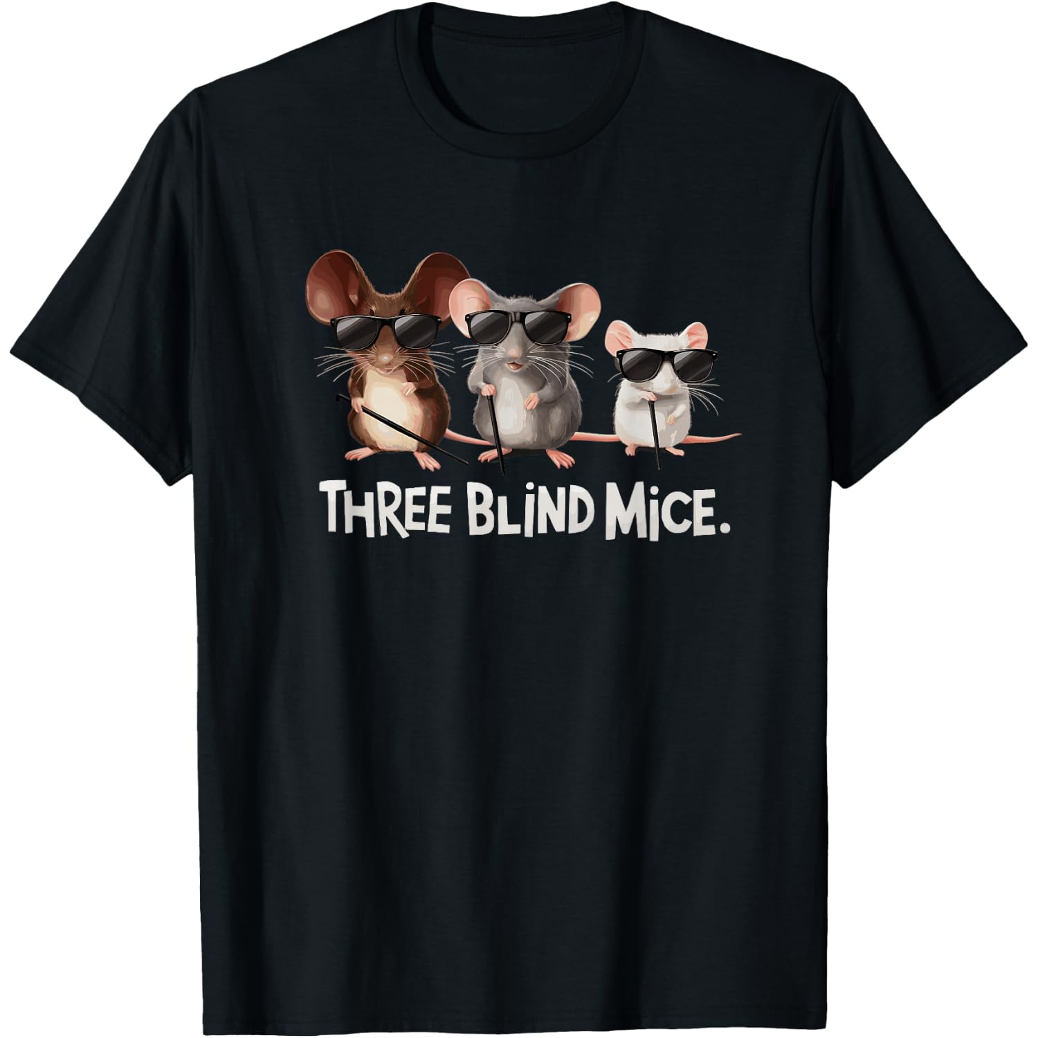 Three Blind Mice Nursery Rhyme Halloween Costume T-Shirt