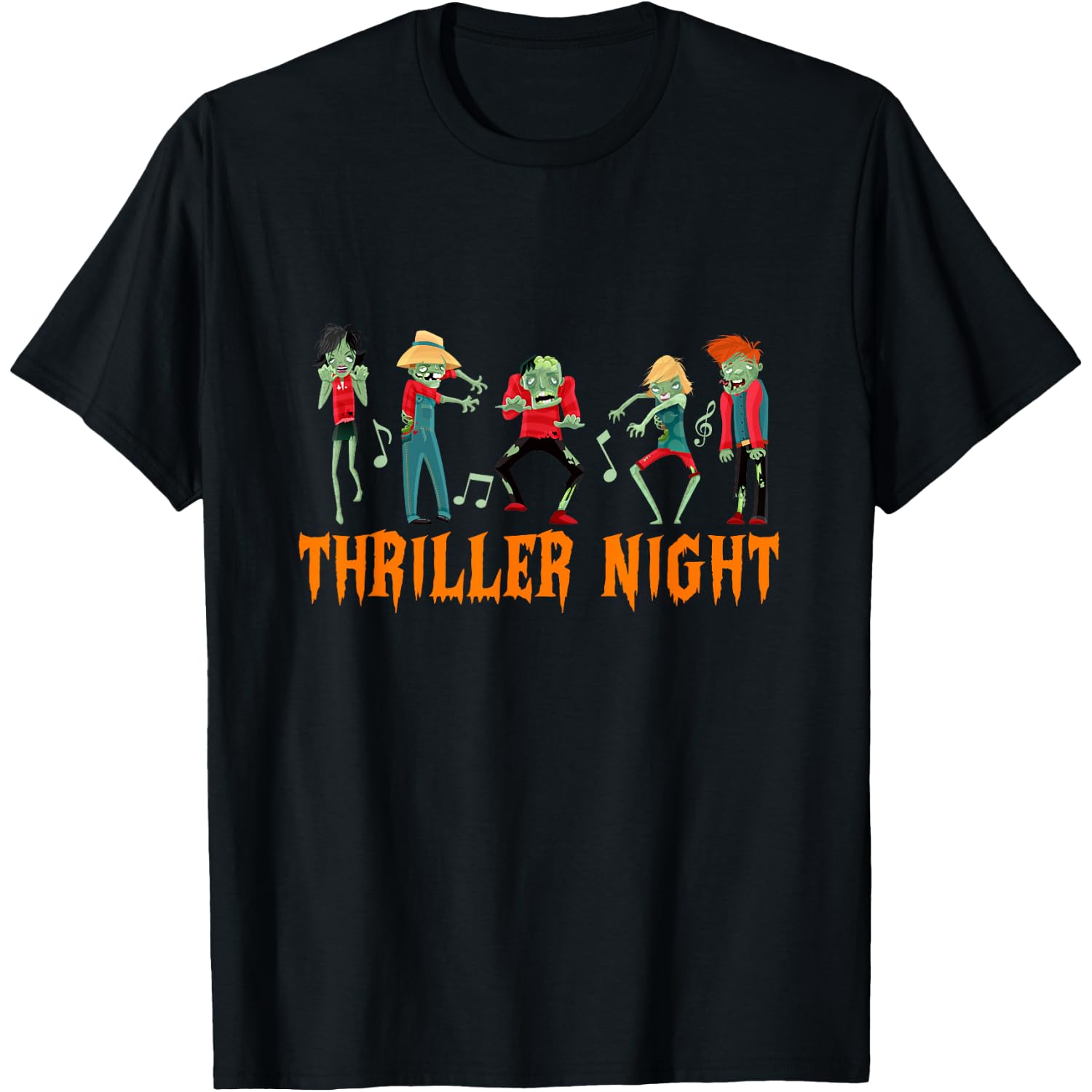 Thriller Night Halloween Dancing Zombie T-Shirt