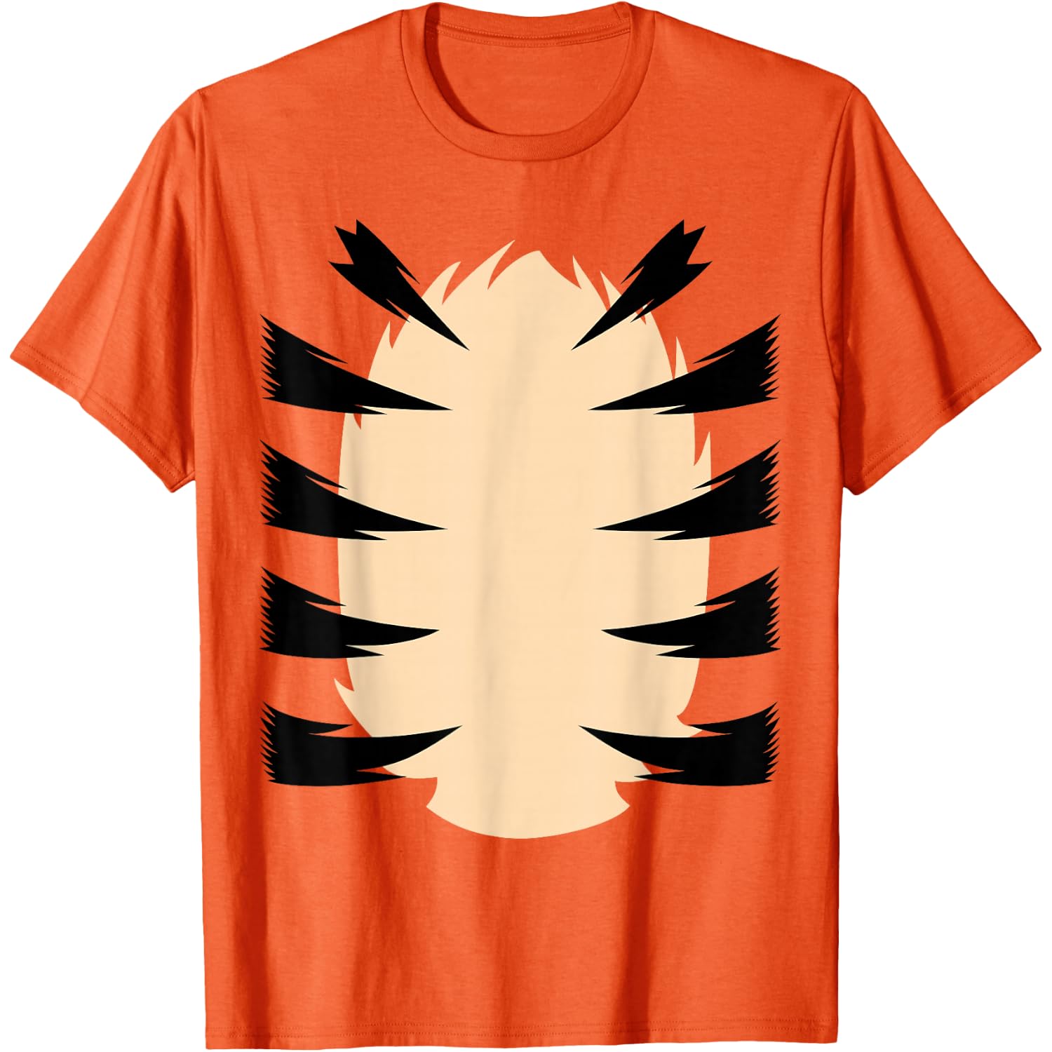 Tiger Stripes DIY Halloween Costume Tiger Belly Orange Tiger T-Shirt