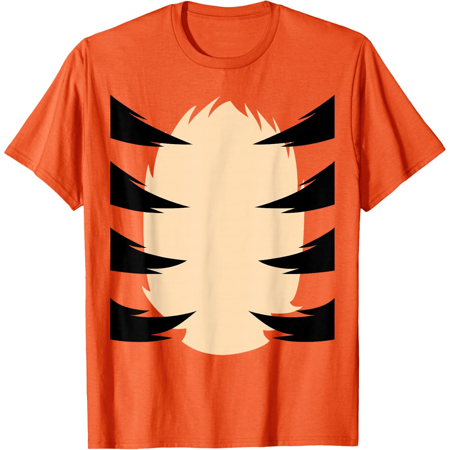 Tiger Stripes DIY Halloween Costume Tiger Belly Orange Tiger T-Shirt