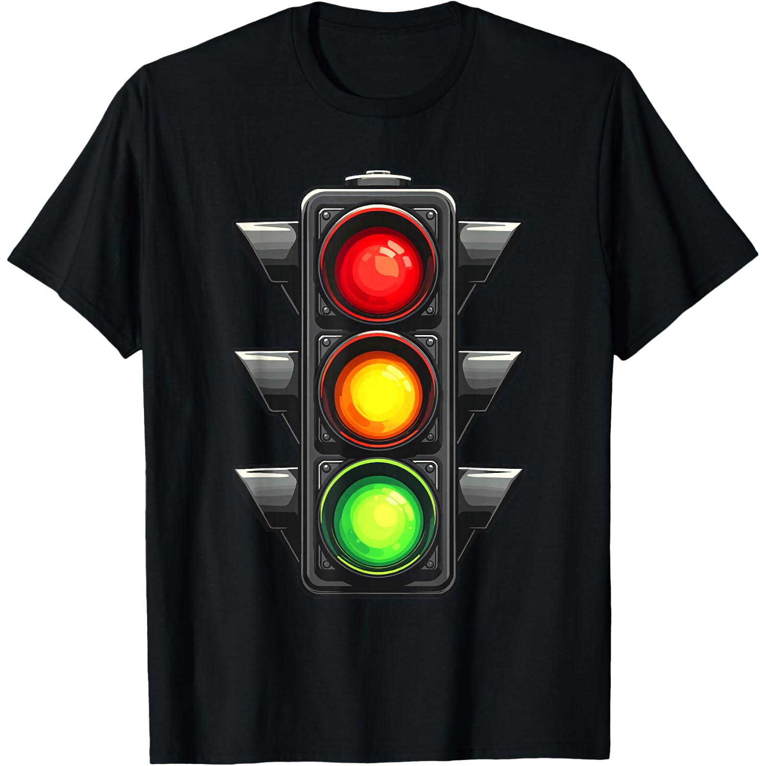 Traffic Light Shirt Adult Kids Traffic Light Costume T-Shirt