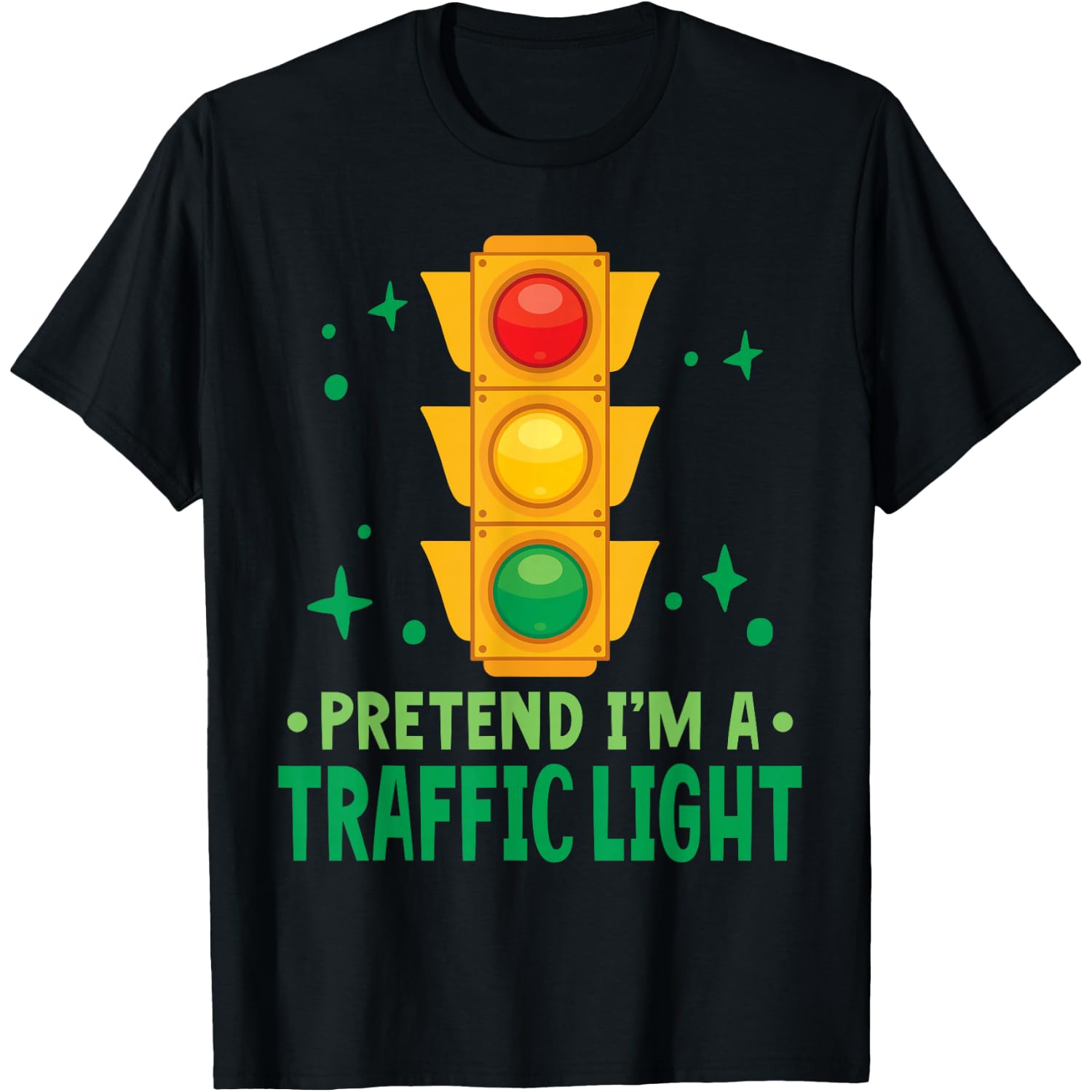 Traffic Lights Halloween Pretend I'm A Traffic Light T-Shirt