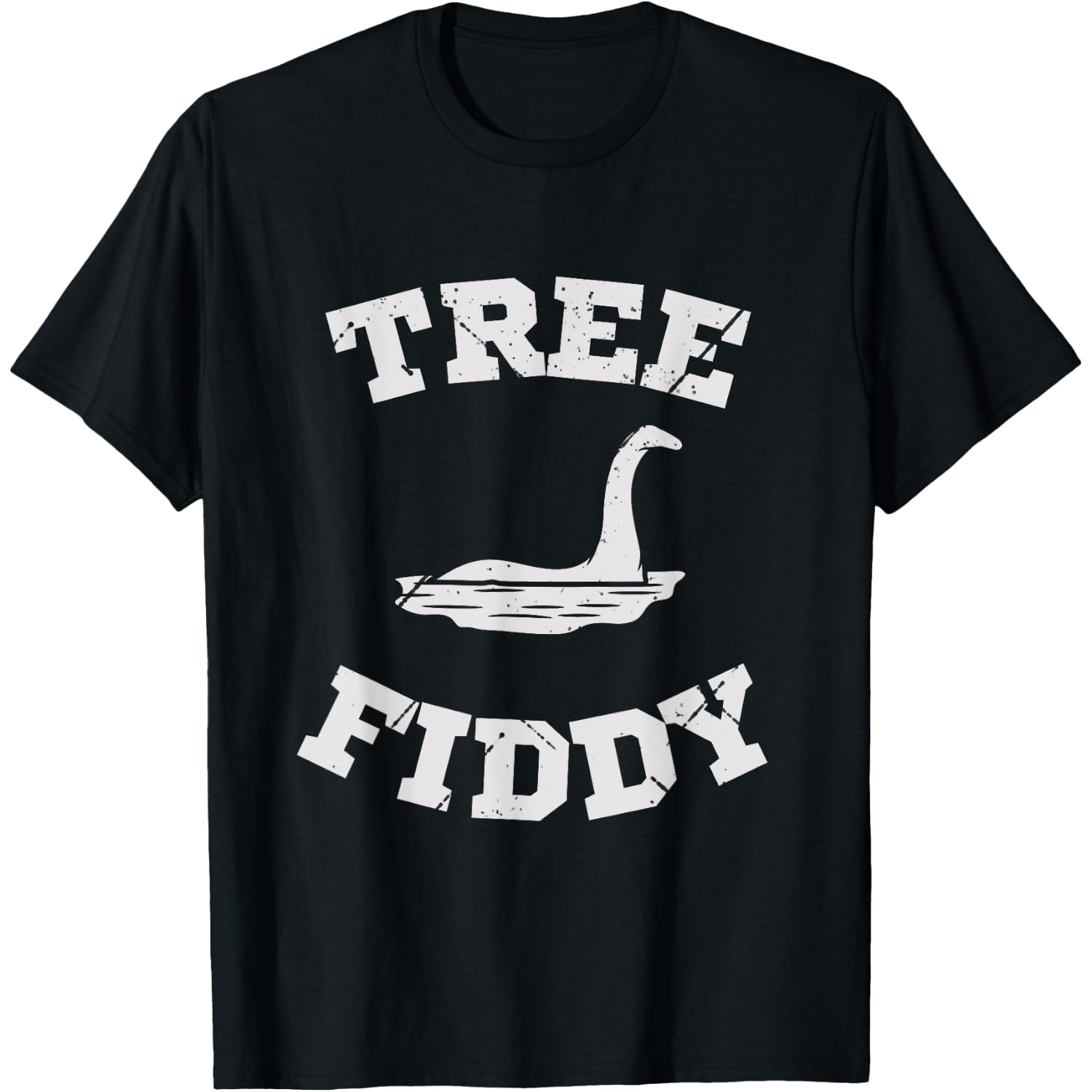 Tree Fiddy Funny Meme Distressed Tree Fiddy Halloween T-Shirt