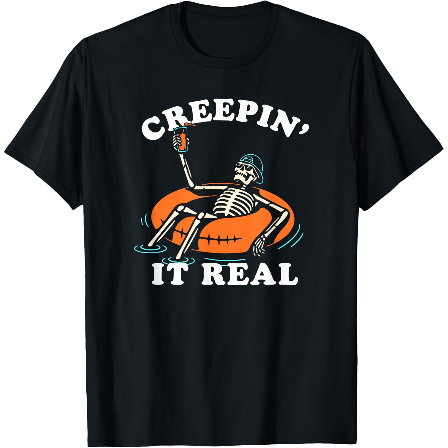 Trendy Halloween Vintage Creepin' it Real T-Shirt