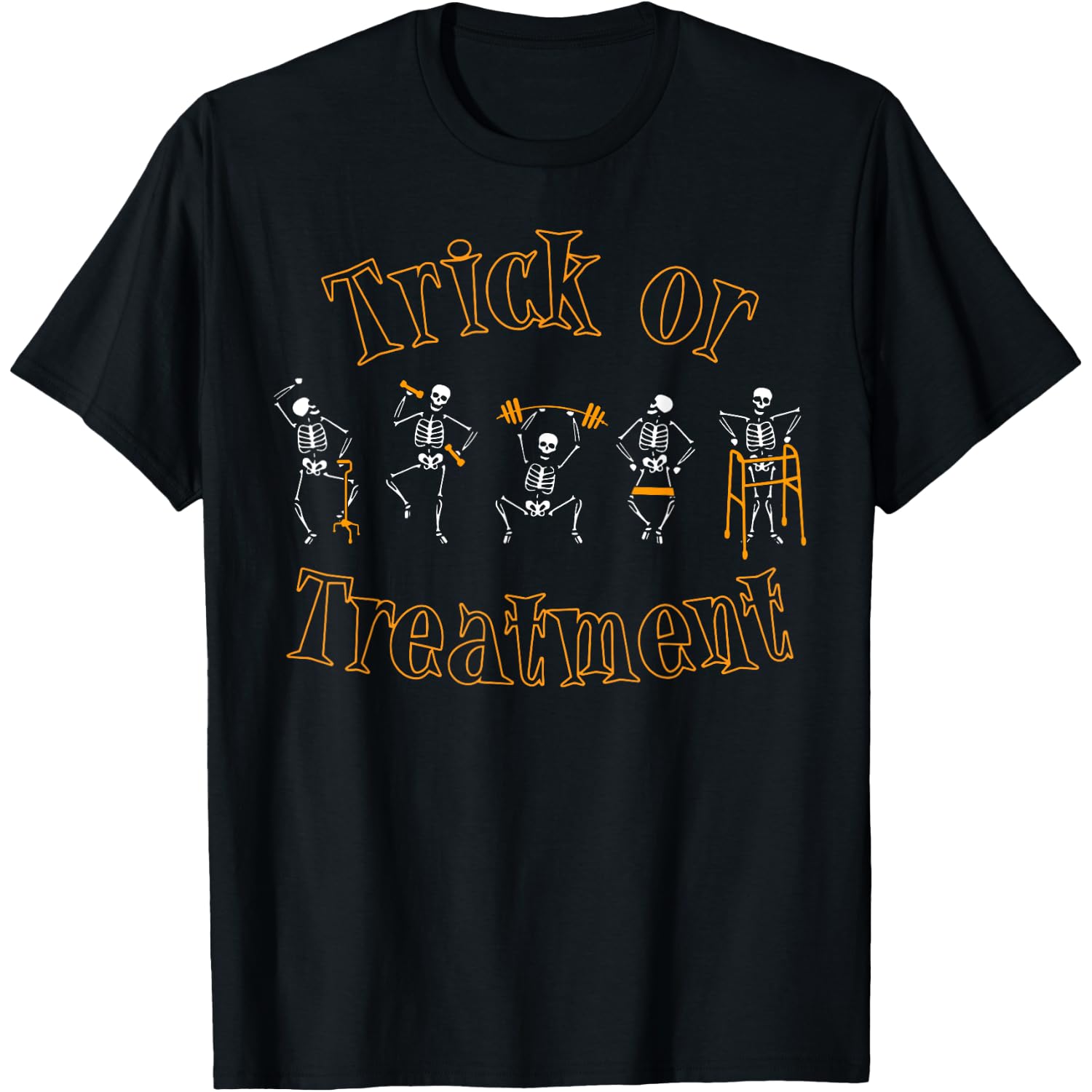 Trick or Treatment PT Physical Therapy Therapist Halloween T-Shirt