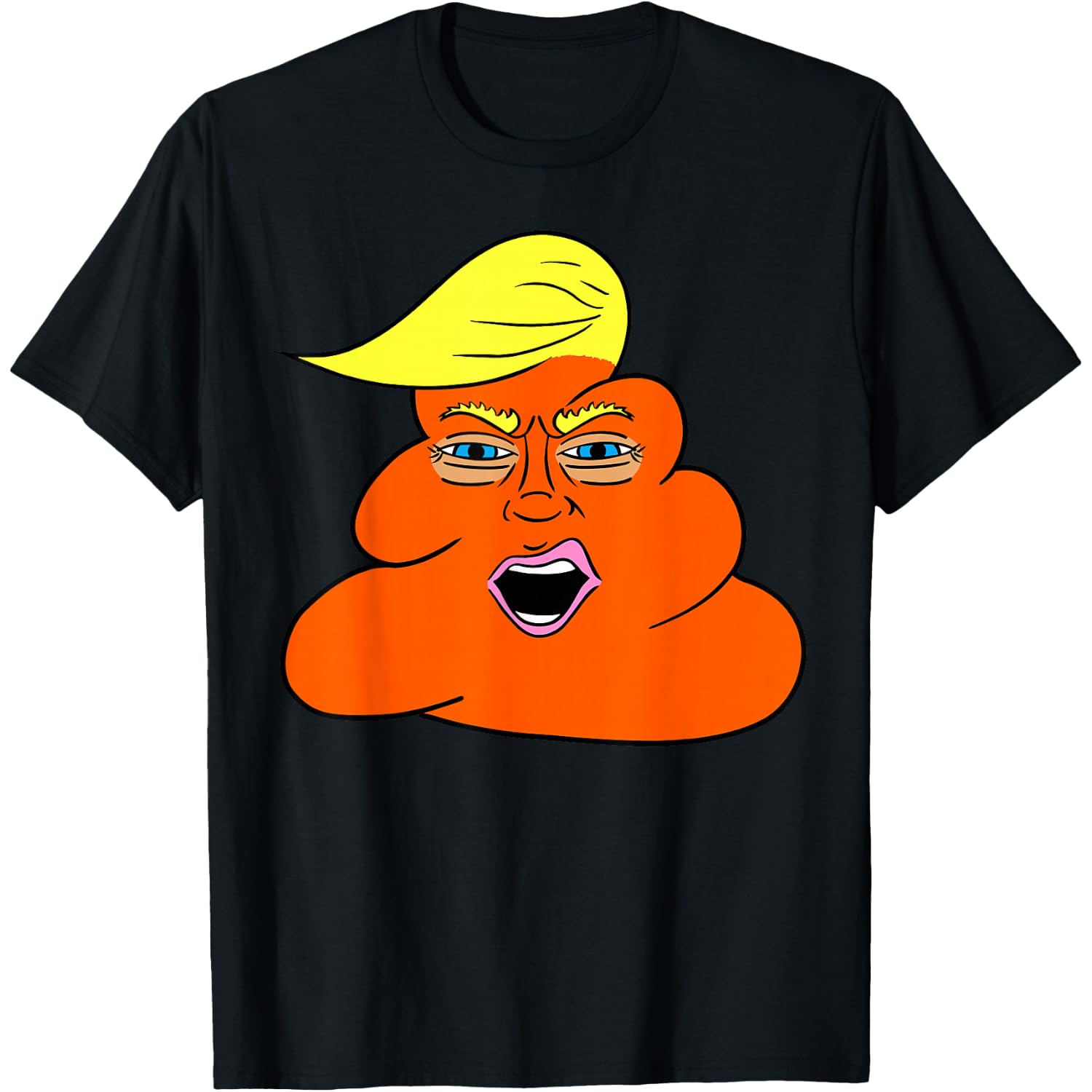 Trump Hairt Orange Turd Shit T-Shirt
