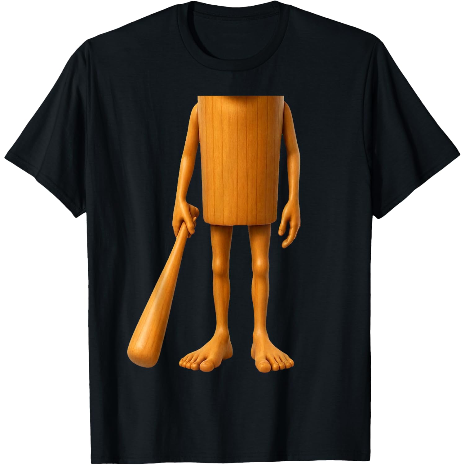 Tung Tung Sahur Funny Brainrot Meme Halloween Costume T-Shirt