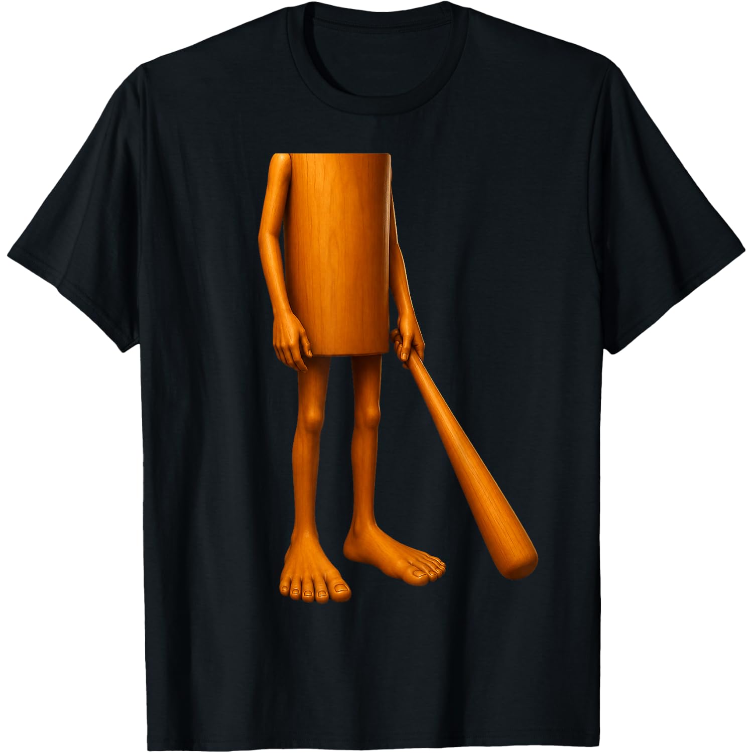 Tung Tung Sahur Funny Brainrot Meme Halloween Costume T-Shirt
