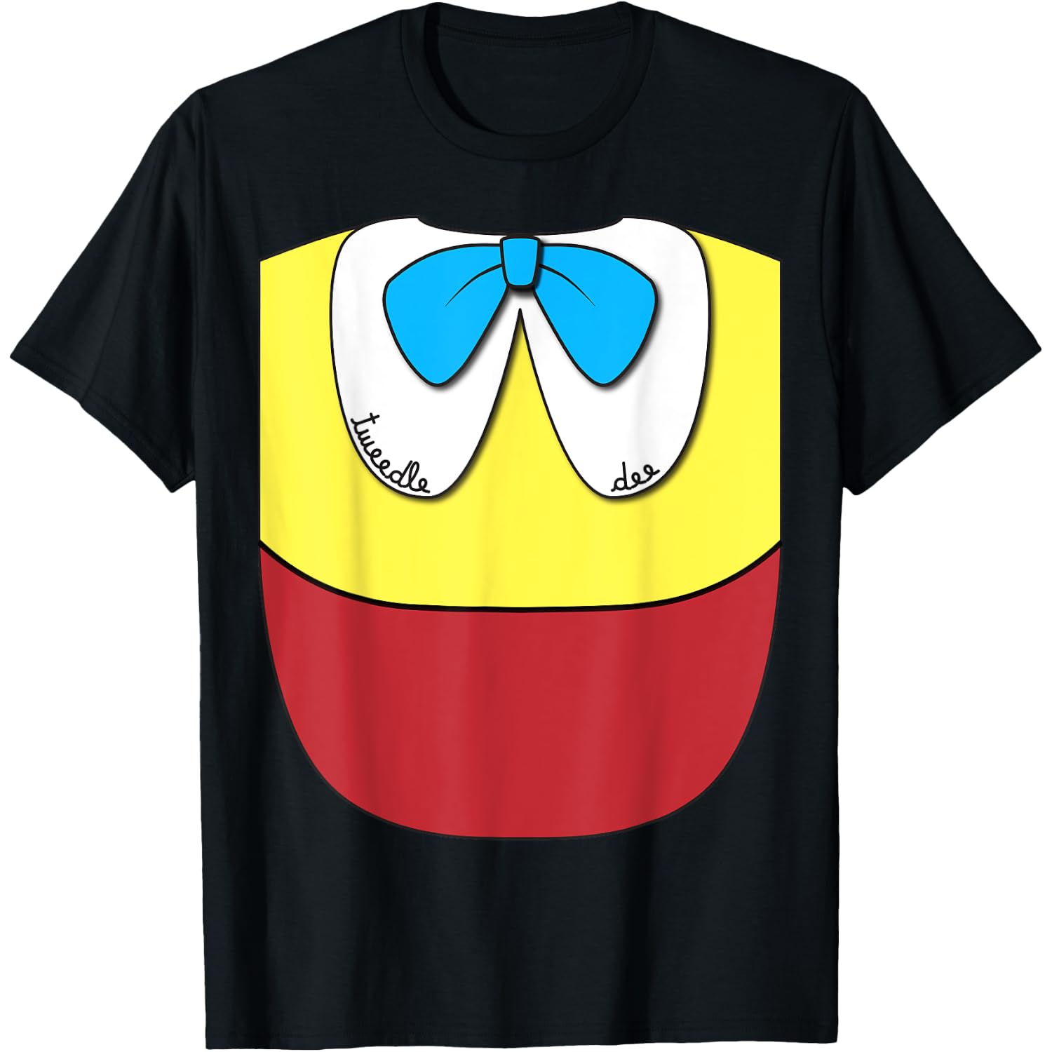 Tweedle Dee T-Shirt Easy Halloween Matching Couples Costume