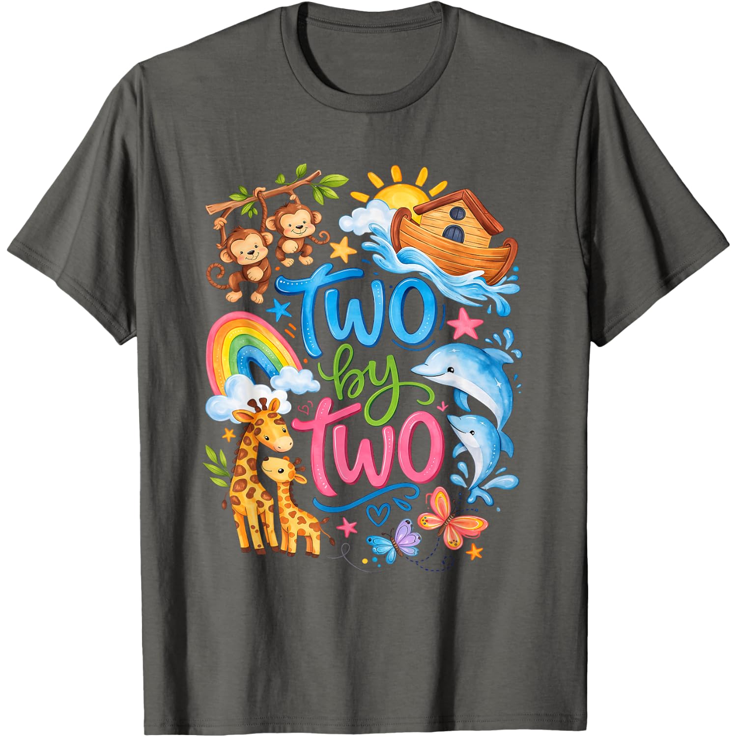 Two By Two Tuesday.Christian Noah and The Ark Outfit T-Shirt
