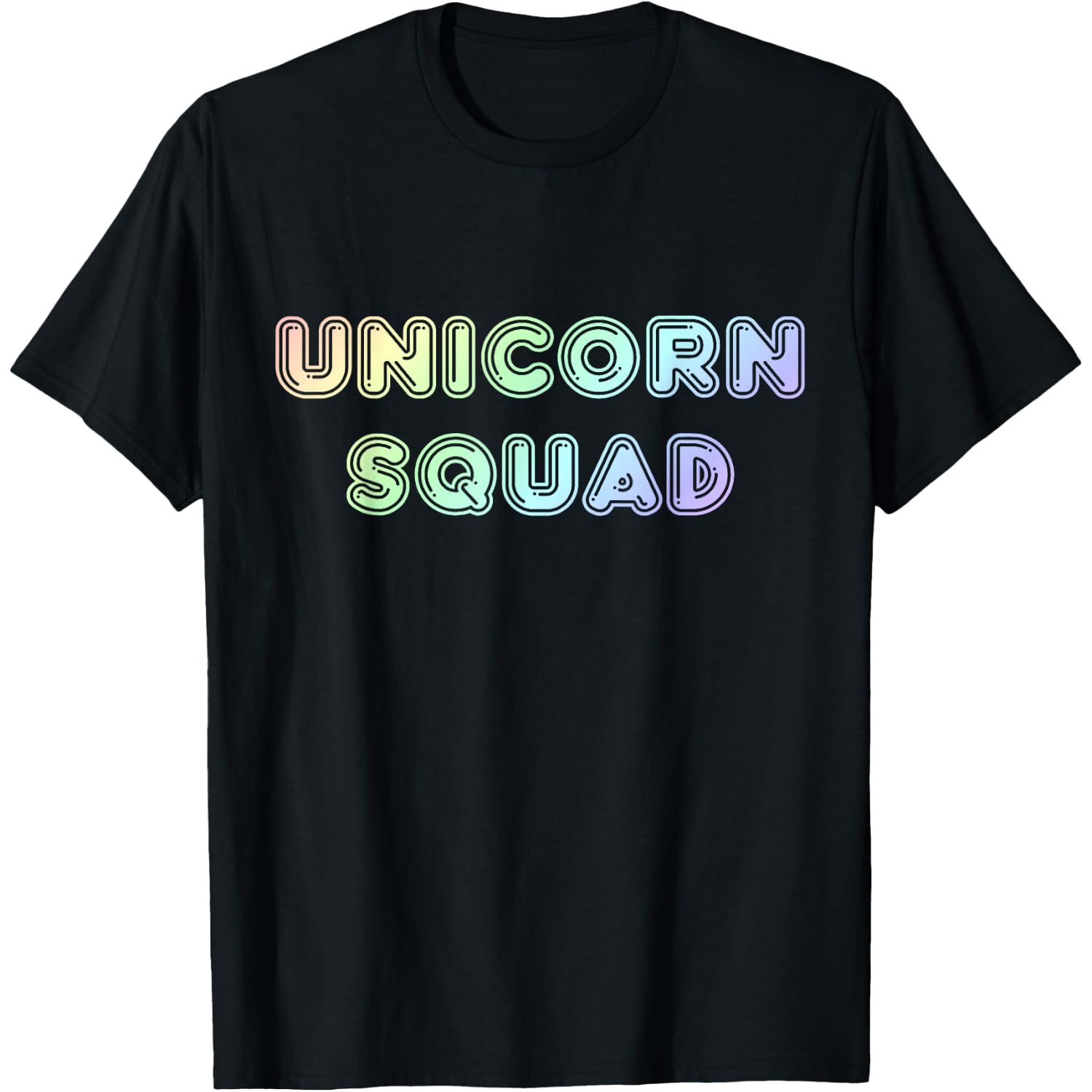 Unicorn Squad Shirt - Cute Rainbow Design for Women & Girls T-Shirt
