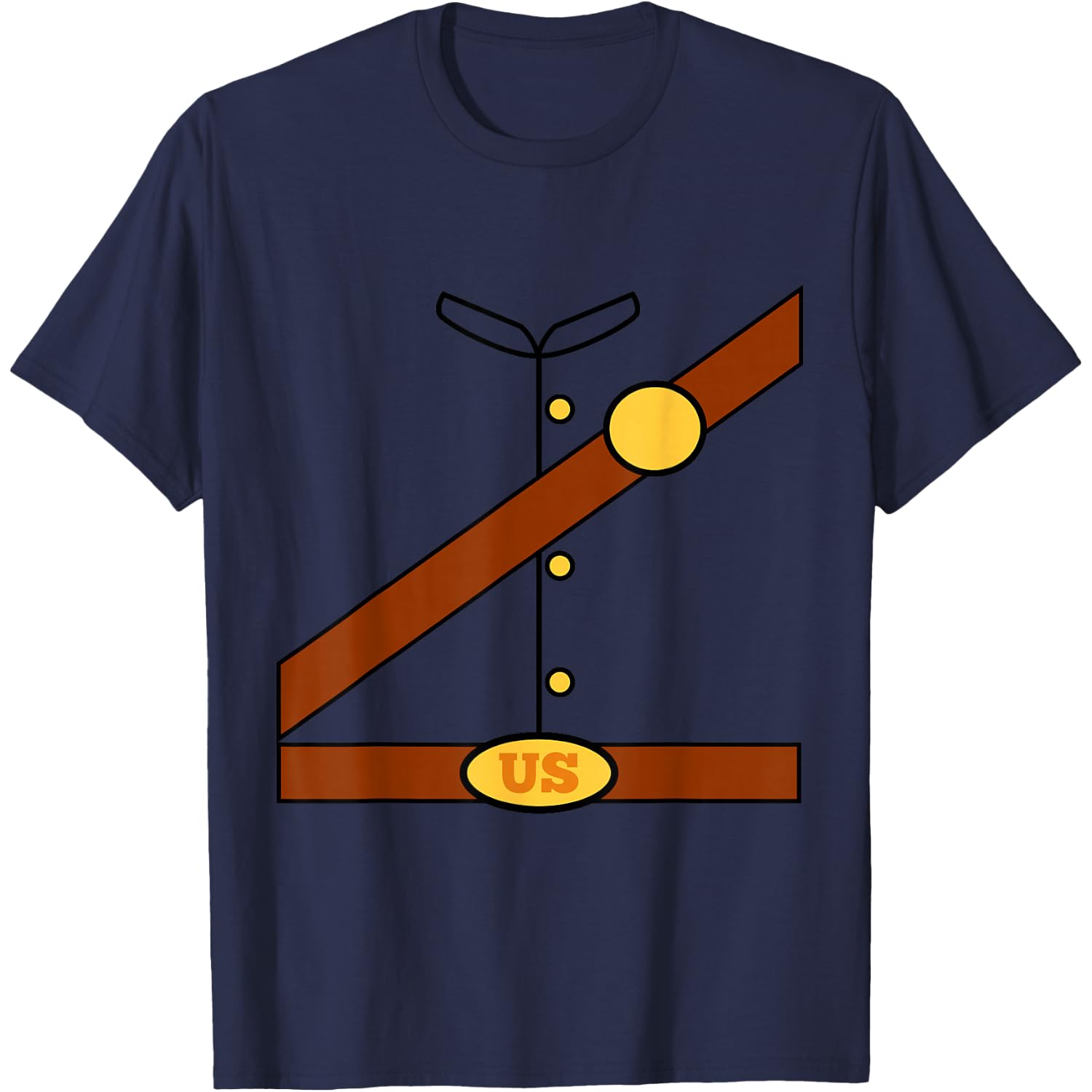 Union Soldier Costume Halloween Civil War Men Women Kids T-Shirt