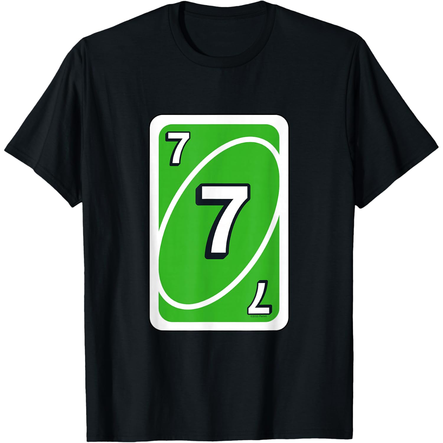 UNO Halloween Green 7" Card T-Shirt
