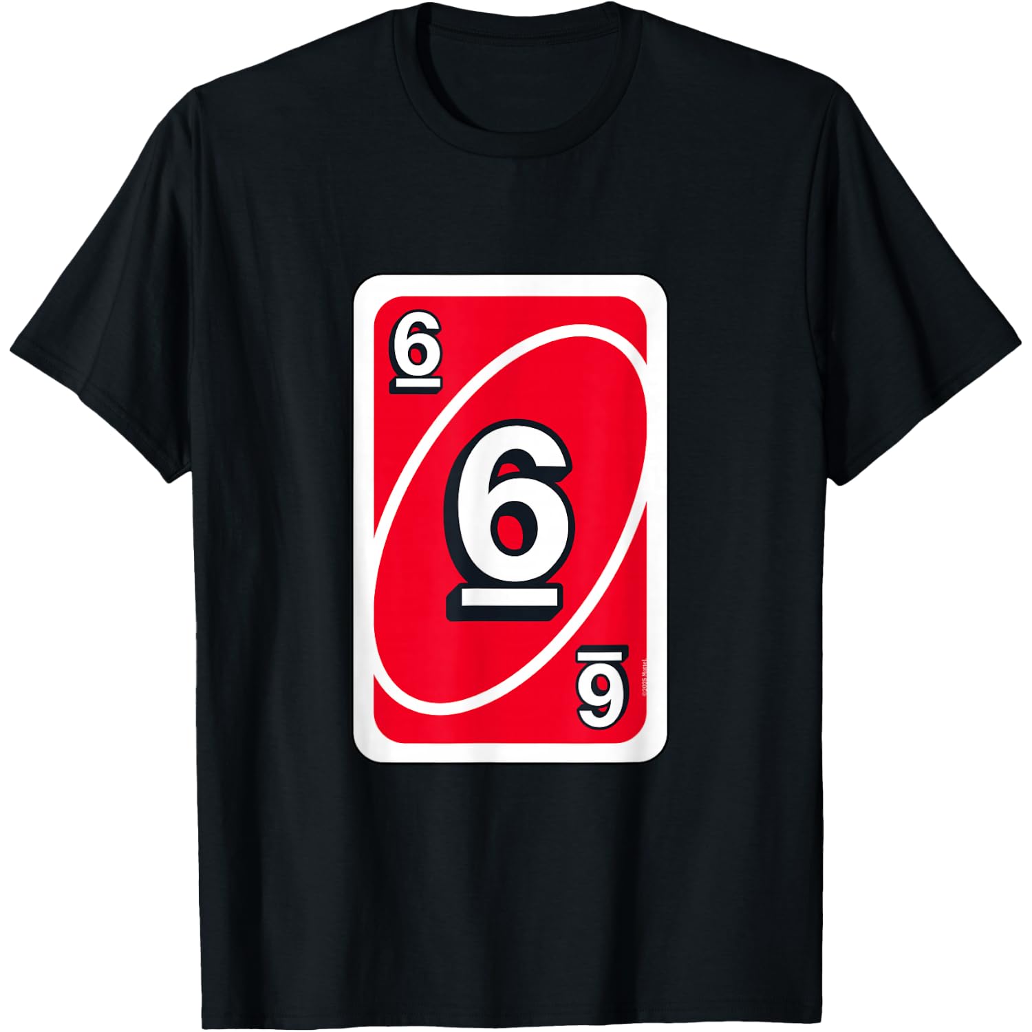 UNO Halloween Red 6" Card T-Shirt