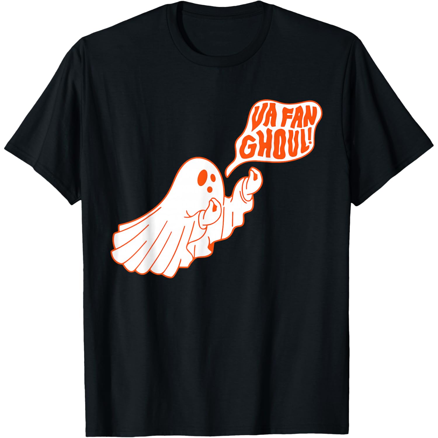 Va Fan Ghoul Ghost Italian Halloween Funny Costume Men Women T-Shirt