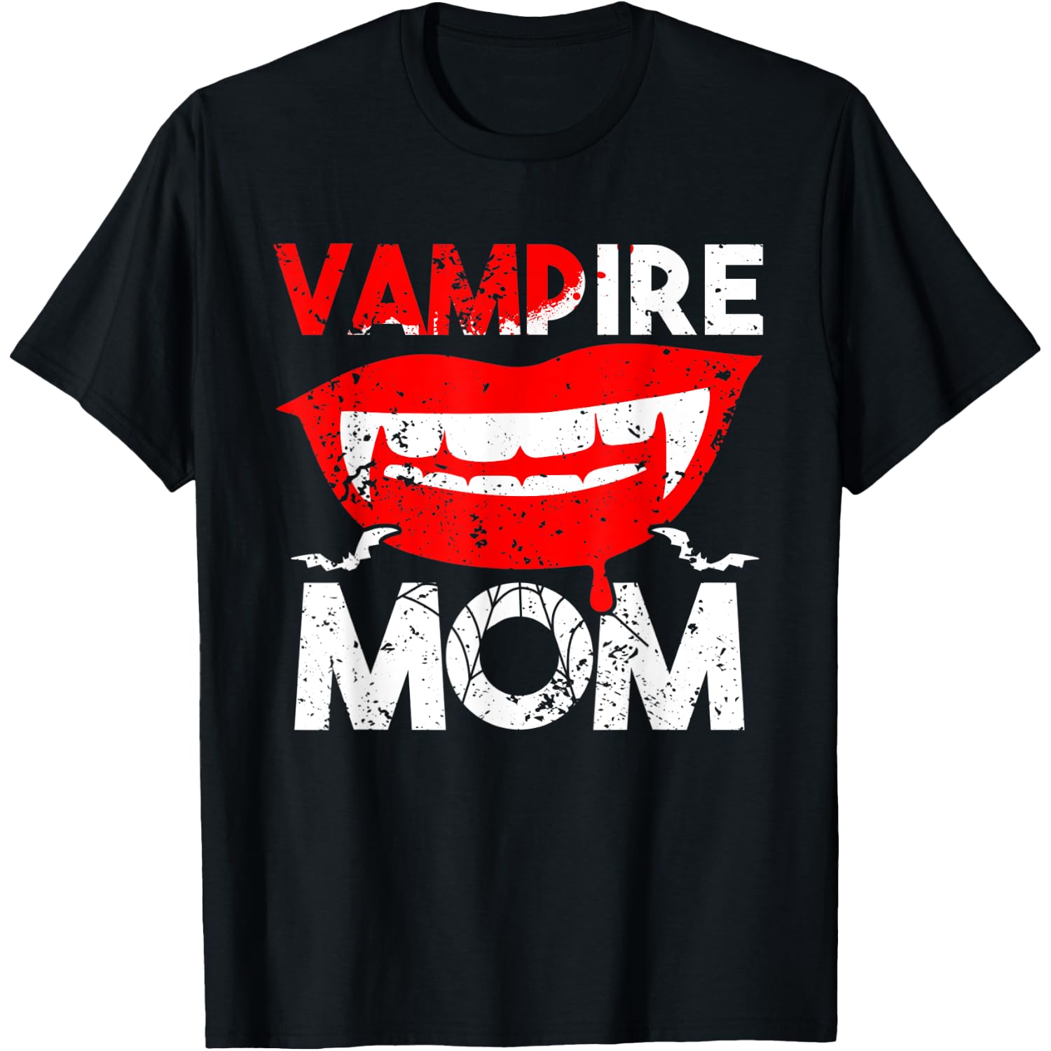 Vampire Mom Scary Halloween Mother Halloween Family Party T-Shirt
