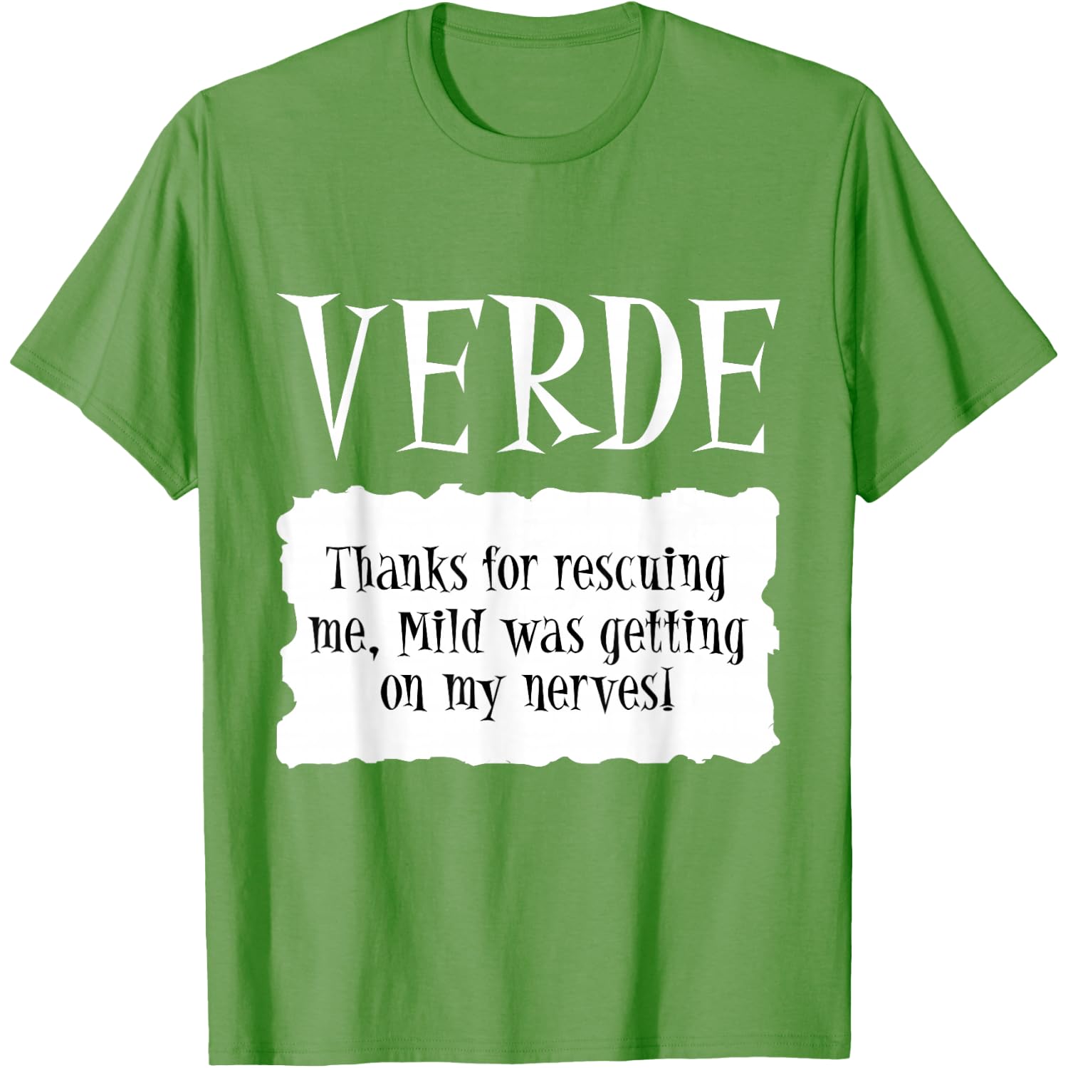VERDE - Hot Packet Funny Halloween Humor Taco Costume T-Shirt
