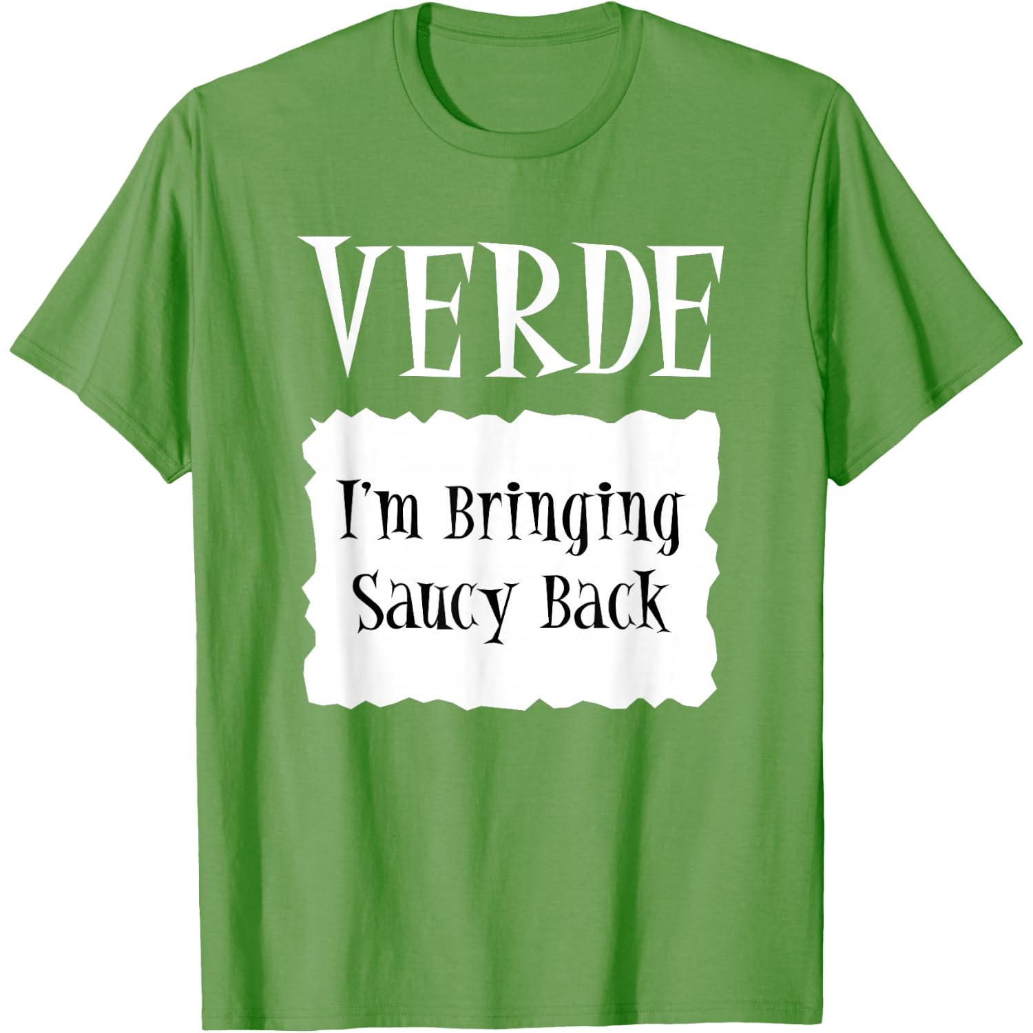 Verde - Hot Packet Halloween Taco Costume T-Shirt