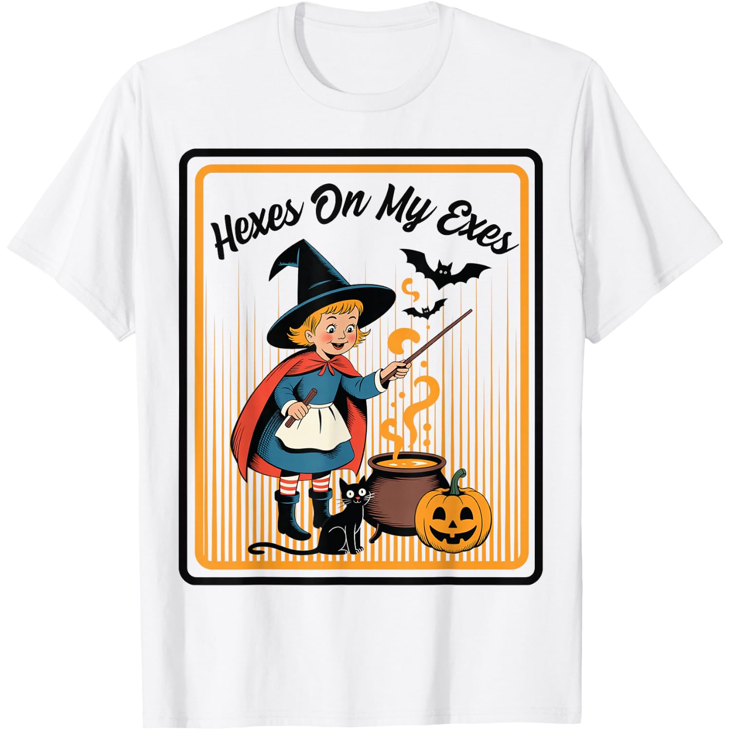 Vintage Child Game Horror Dark Humor, Hexes On My Exes T-Shirt