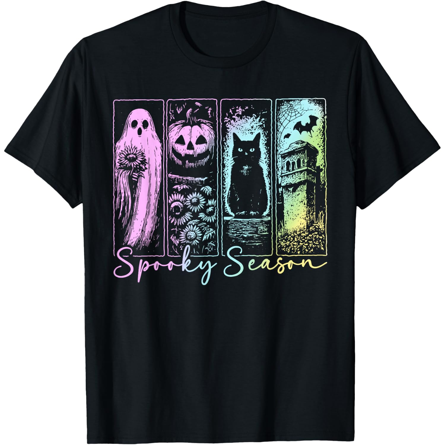 Vintage Halloween Horror Spooky Season T-Shirt