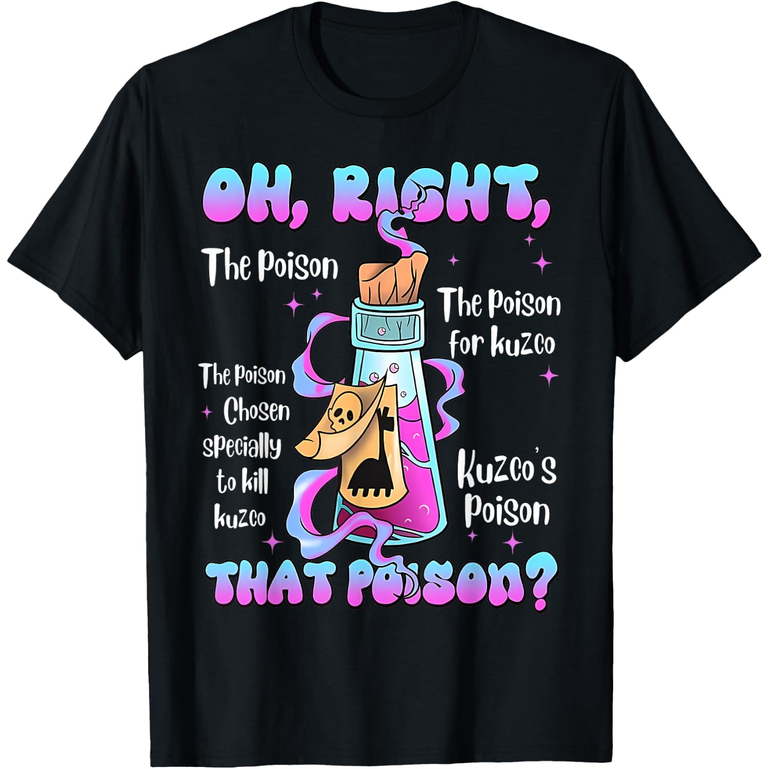 Vintage Oh Right That Poison Llama Halloween T-Shirt