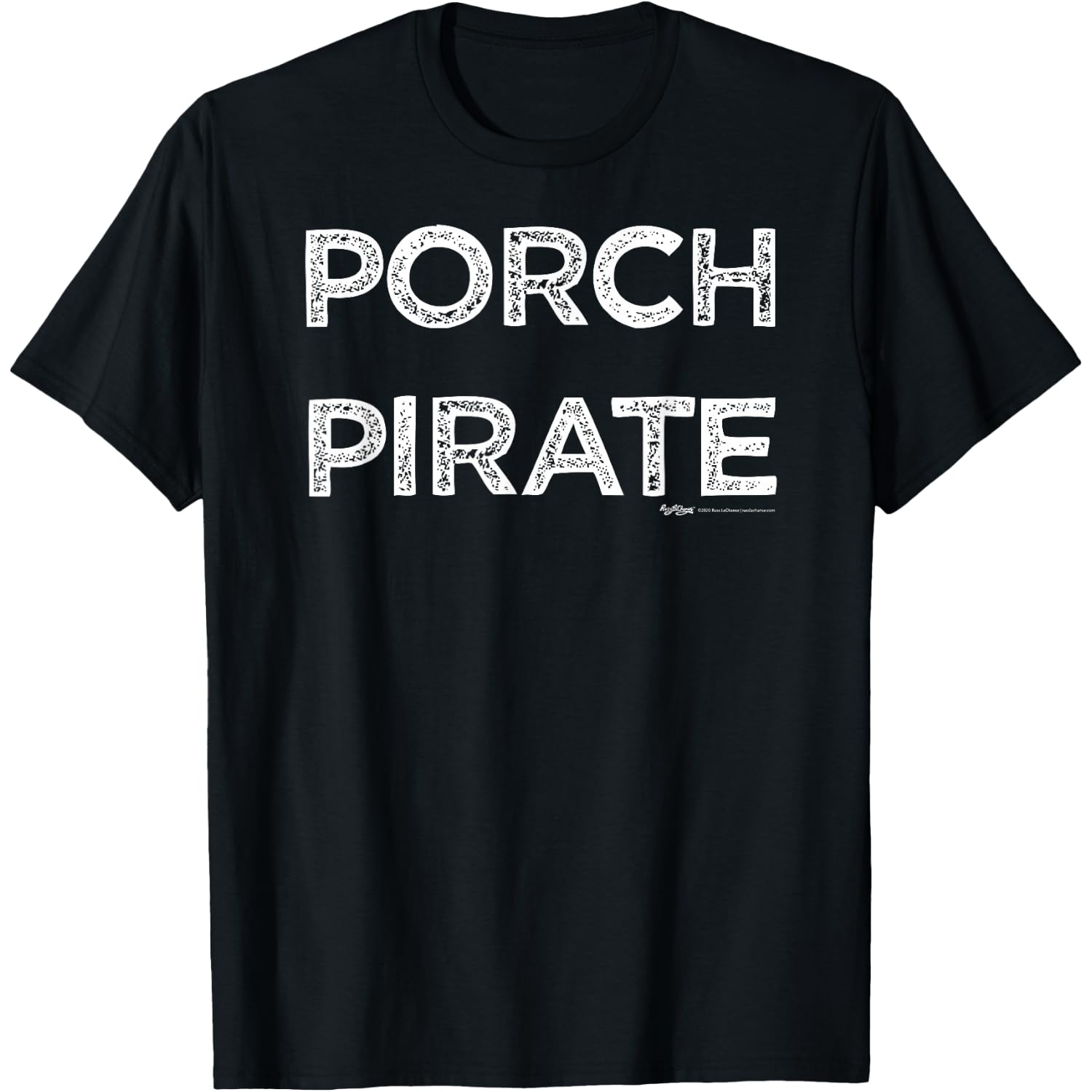 Vintage Porch Pirate Halloween Costume T-Shirt