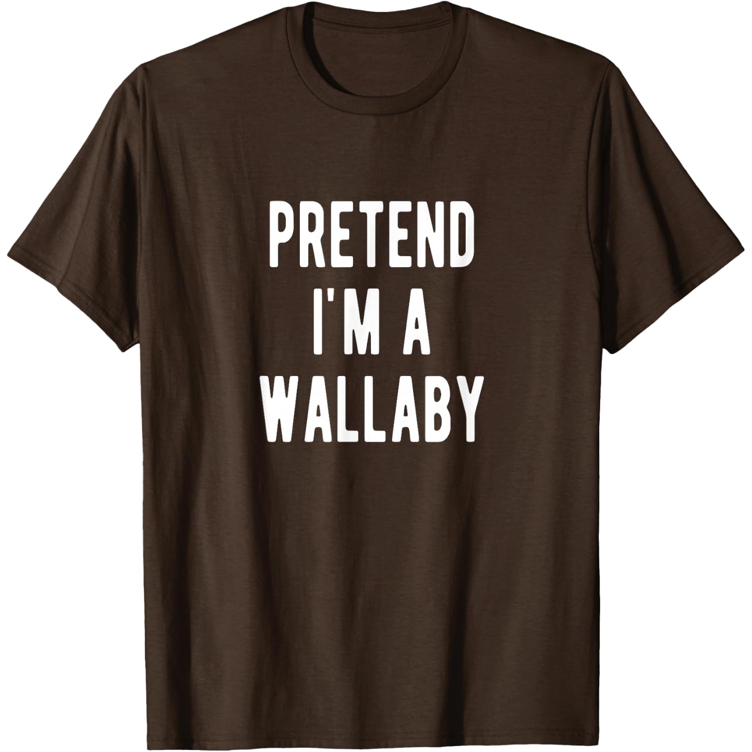Wallaby Outfit Pretend I am a Wallaby Halloween Costume T-Shirt