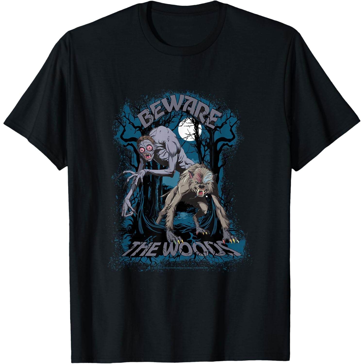 Wednesday Beware The Woods Hyde Tyler & Wolf Enid T-Shirt