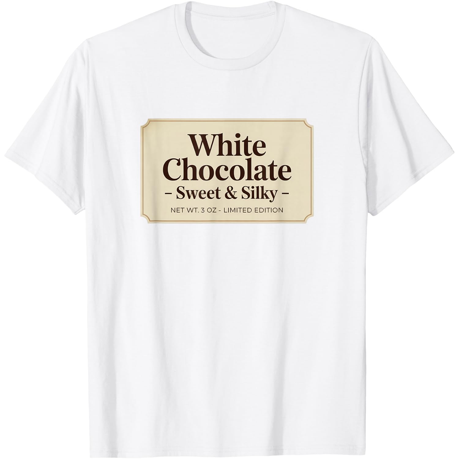White Chocolate Halloween Costume, Matching Halloween T-Shirt