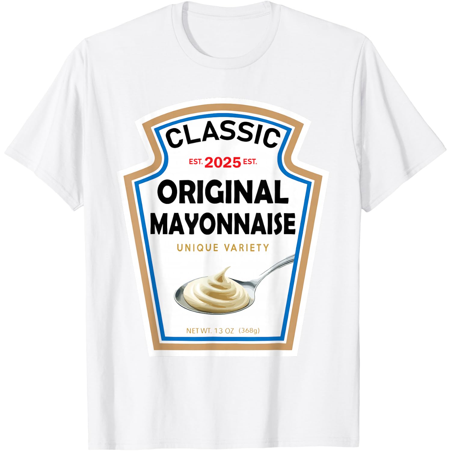 White Mayonnaise Halloween Costume Couples T-Shirt