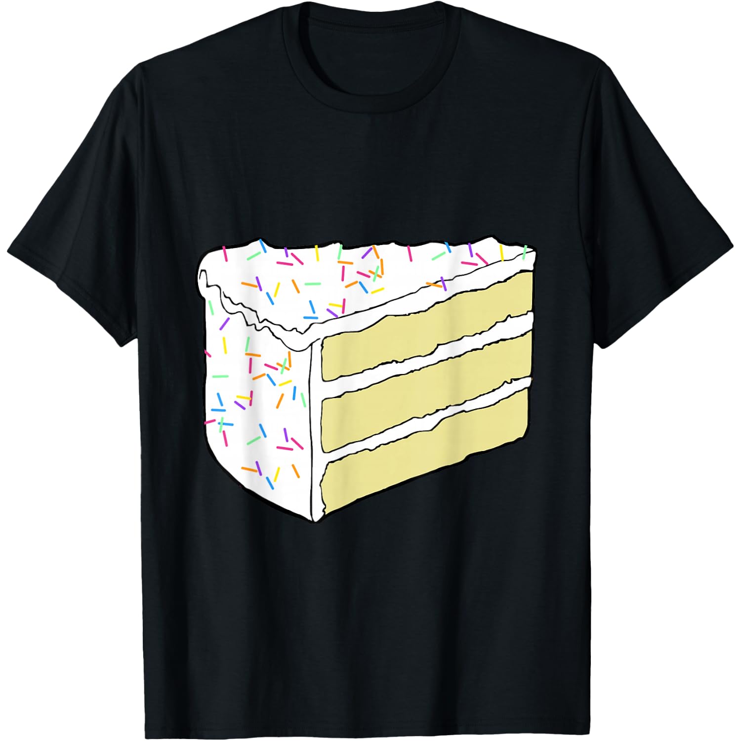 White Vanilla Cake Halloween Costume Food Dress Up Cosplay T-Shirt