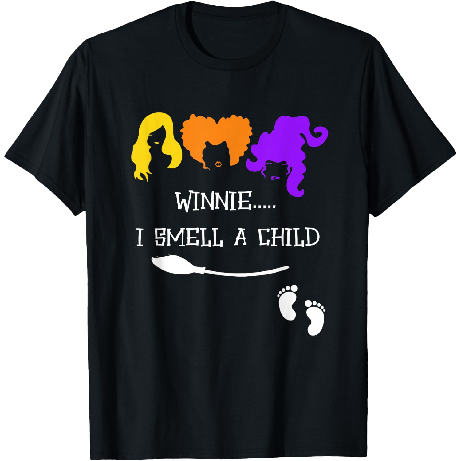 Winnie I Smell A Child Halloween Pregnancy Announcement T-Shirt