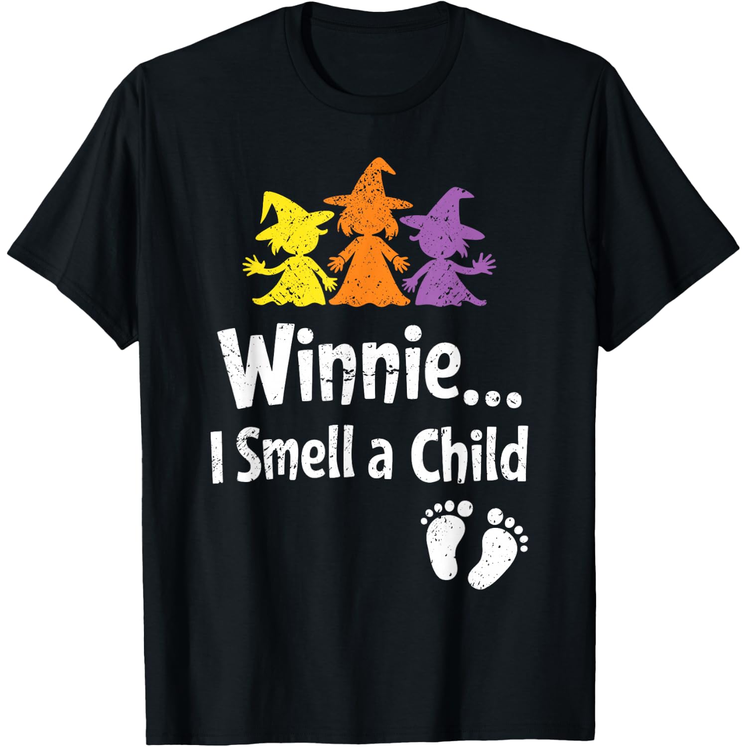 Winnie i Smell a Child Halloween Pregnancy T-Shirt