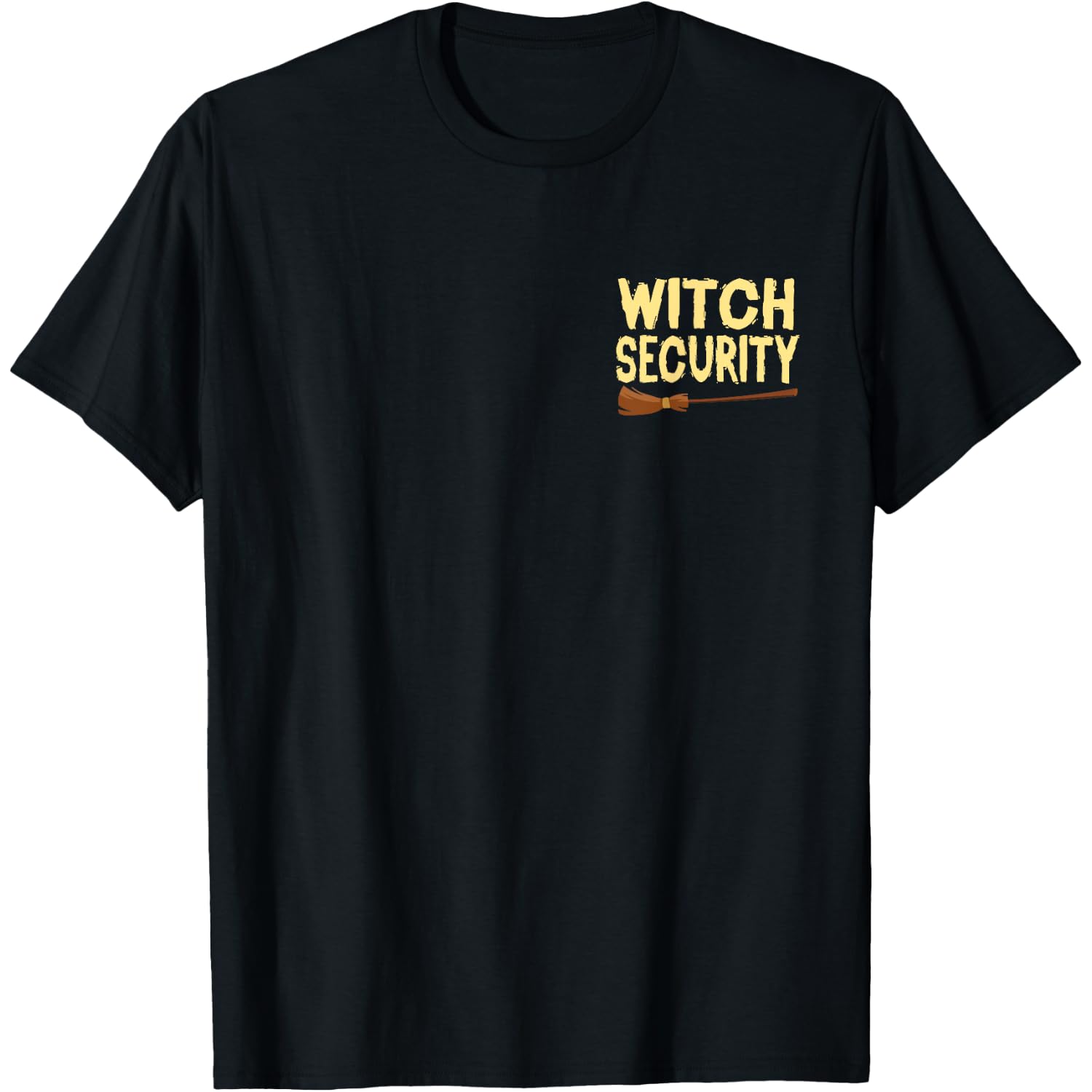 Witch Security Halloween Costume For Couple and Parents T-Shirt