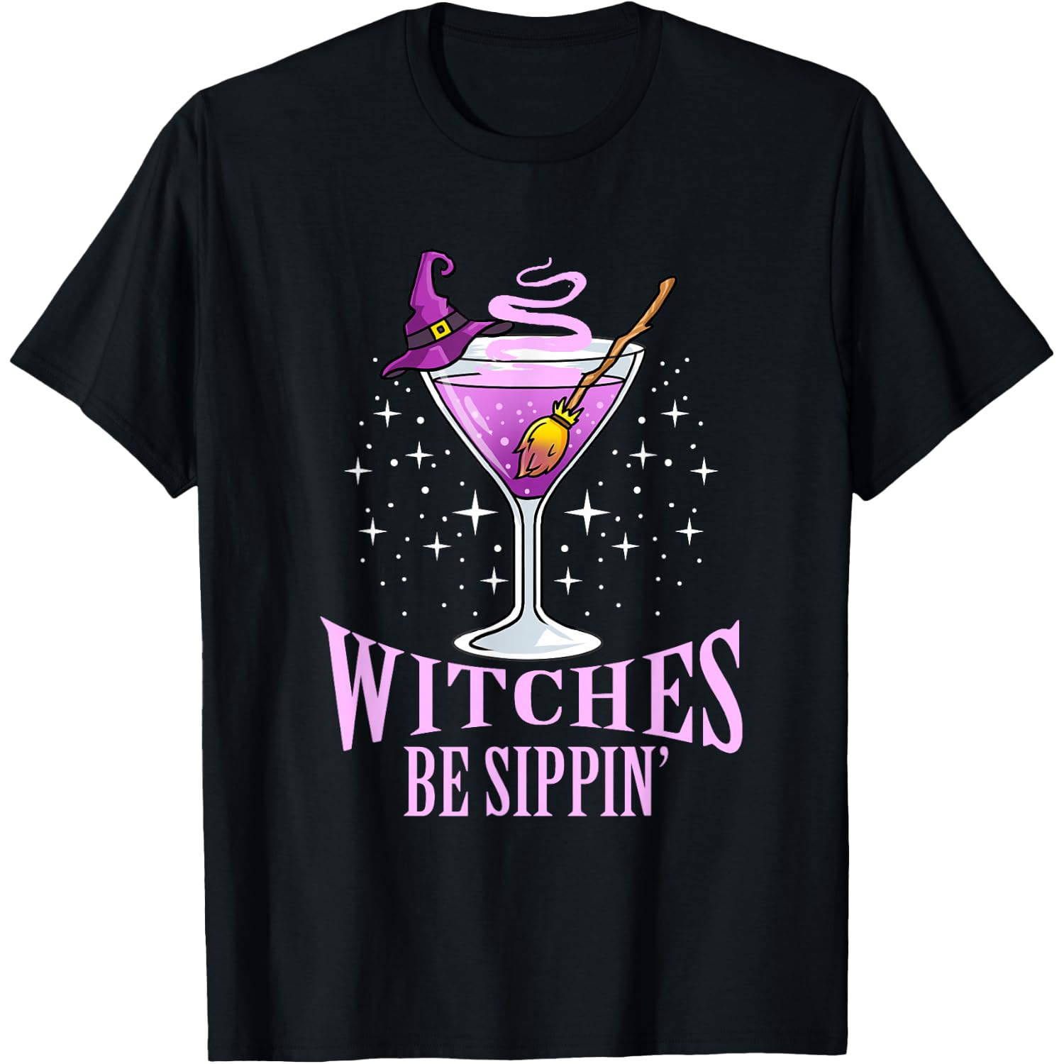 Witches Be Sippin Halloween Drinking T-Shirt